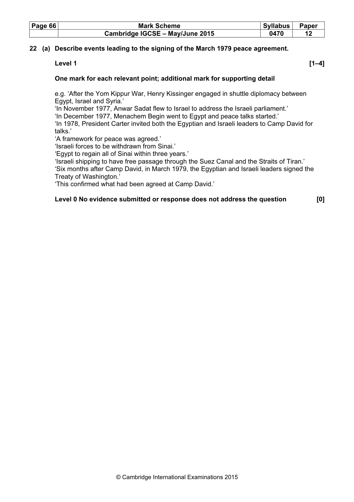 Mark scheme, page 66 of 68