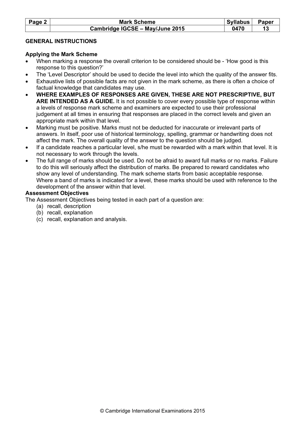 Mark scheme, page 2 of 68