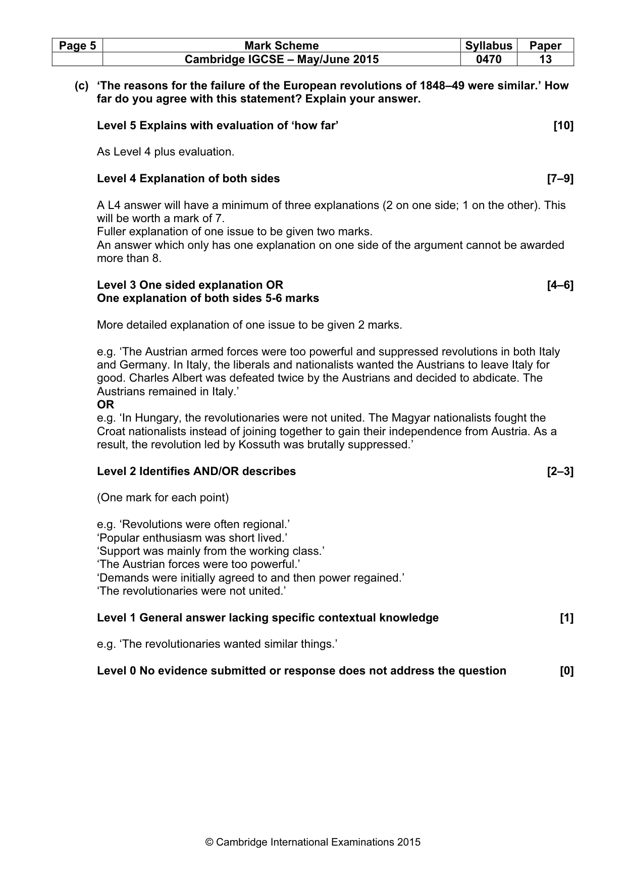 Mark scheme, page 5 of 68