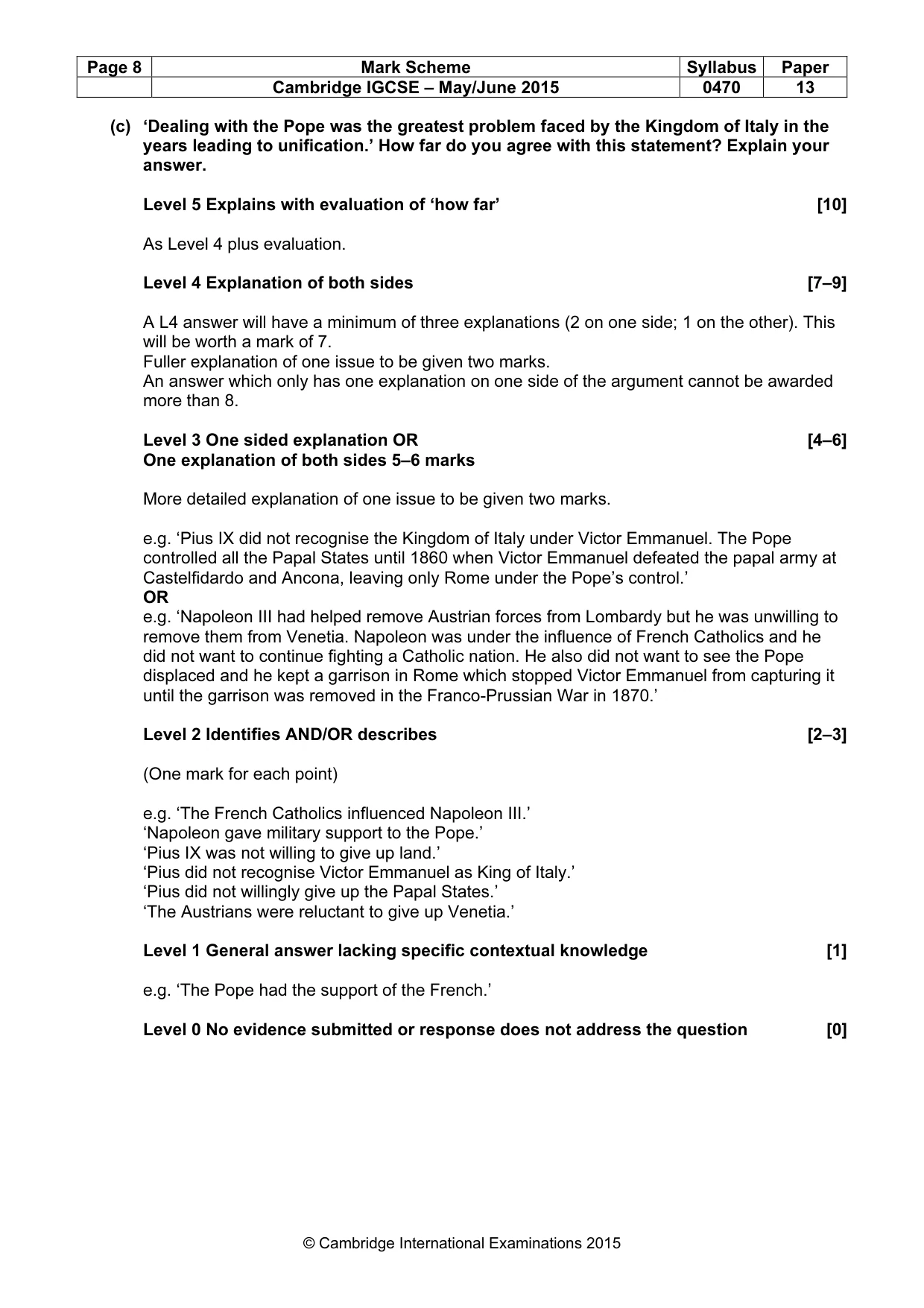 Mark scheme, page 8 of 68