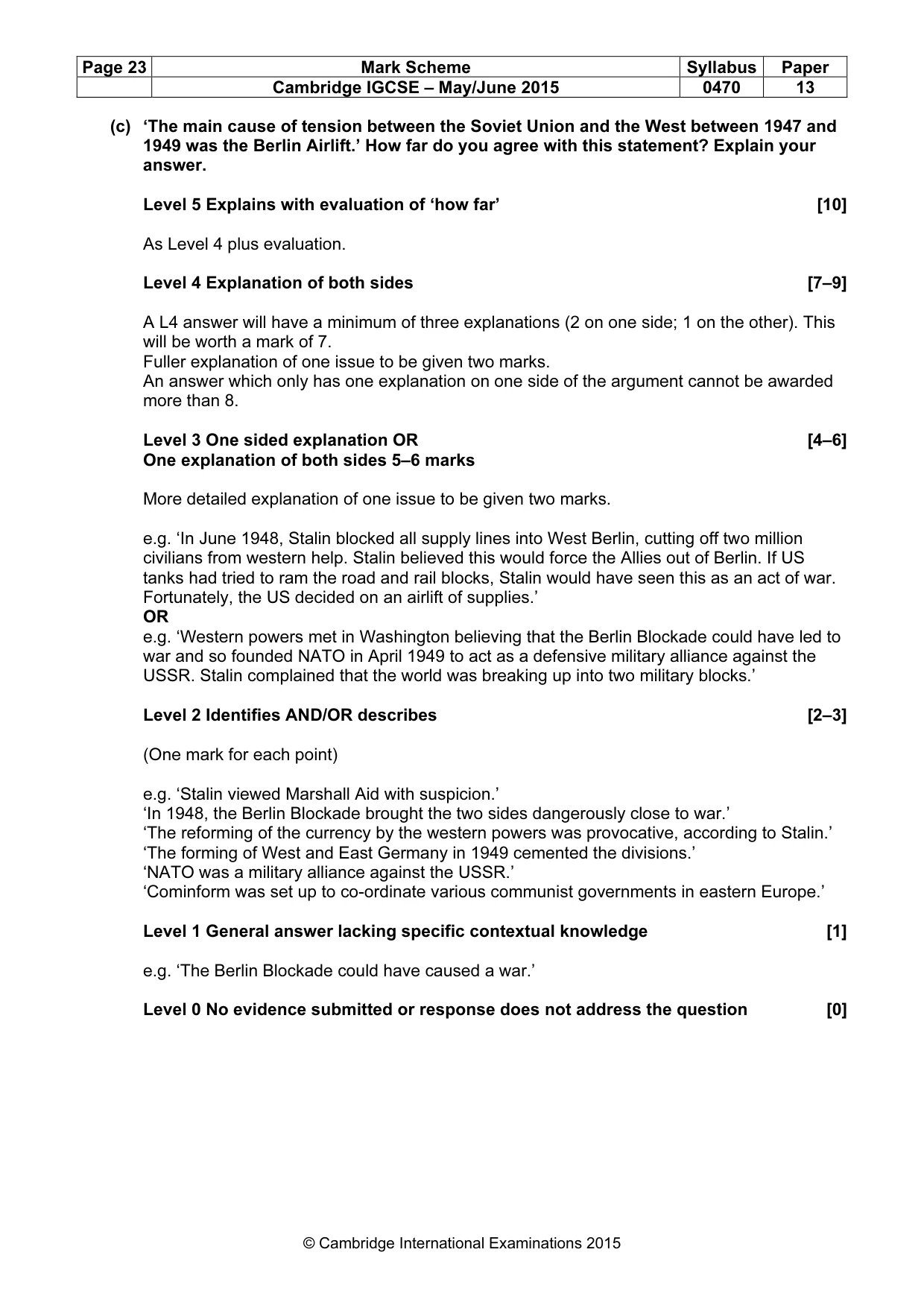 Mark scheme, page 23 of 68