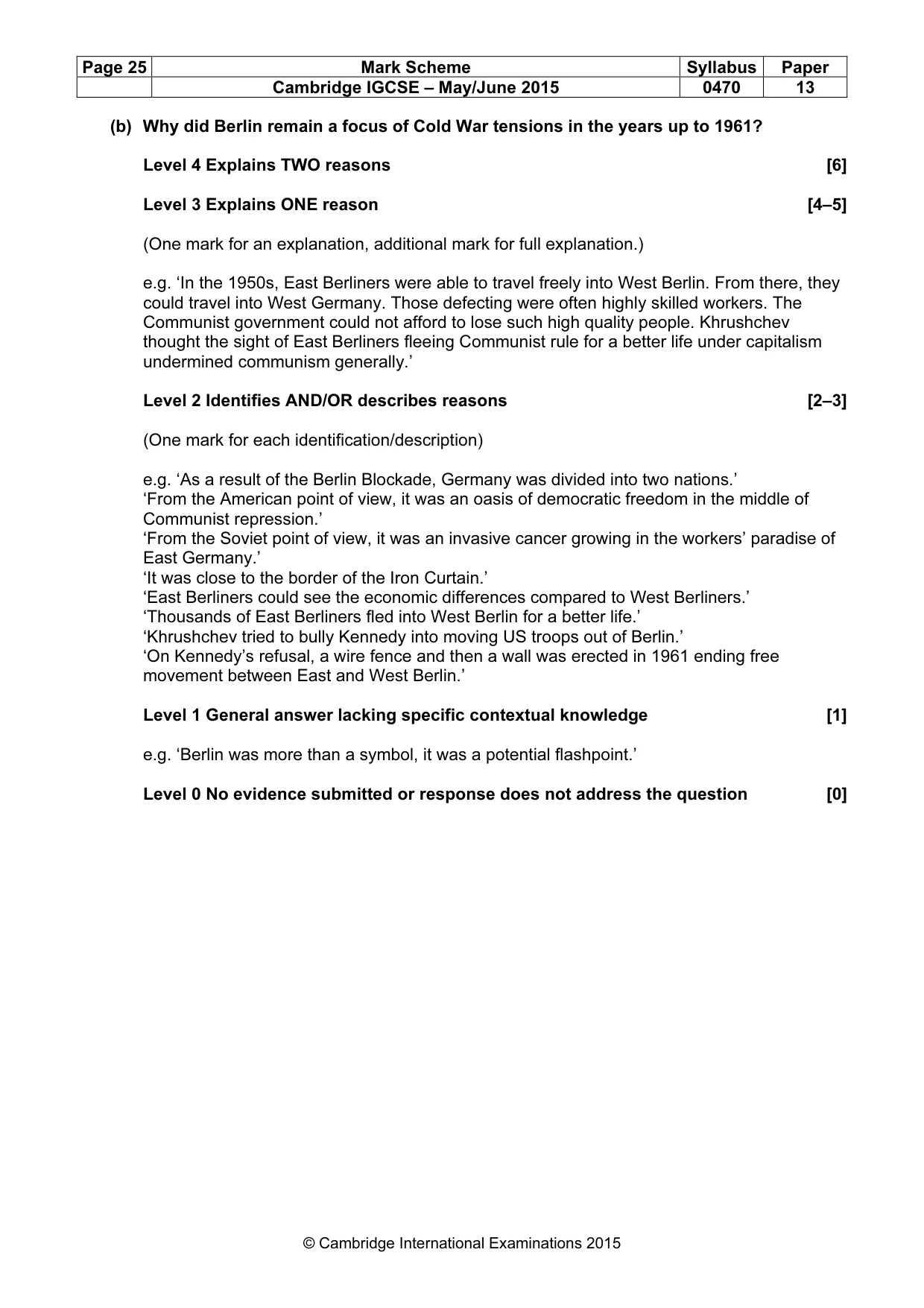 Mark scheme, page 25 of 68