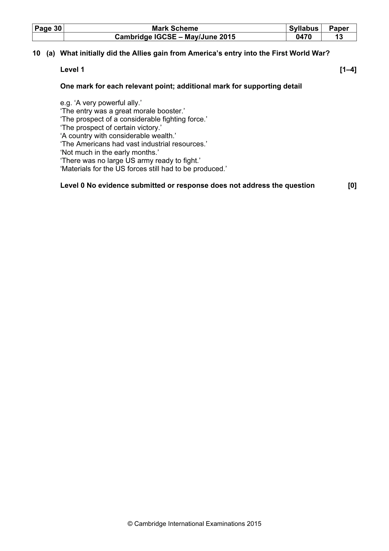 Mark scheme, page 30 of 68