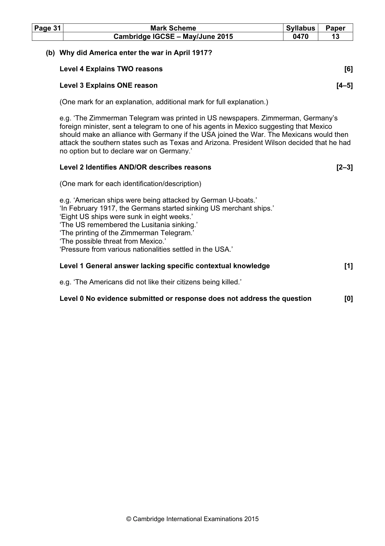 Mark scheme, page 31 of 68