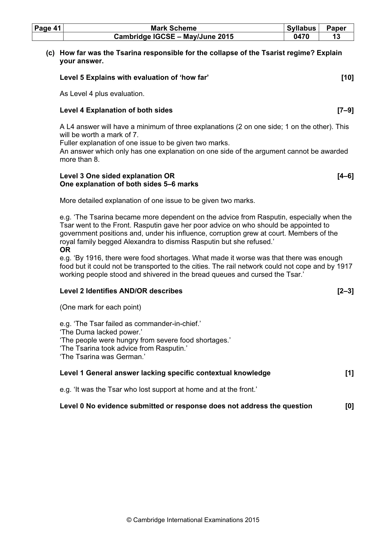 Mark scheme, page 41 of 68