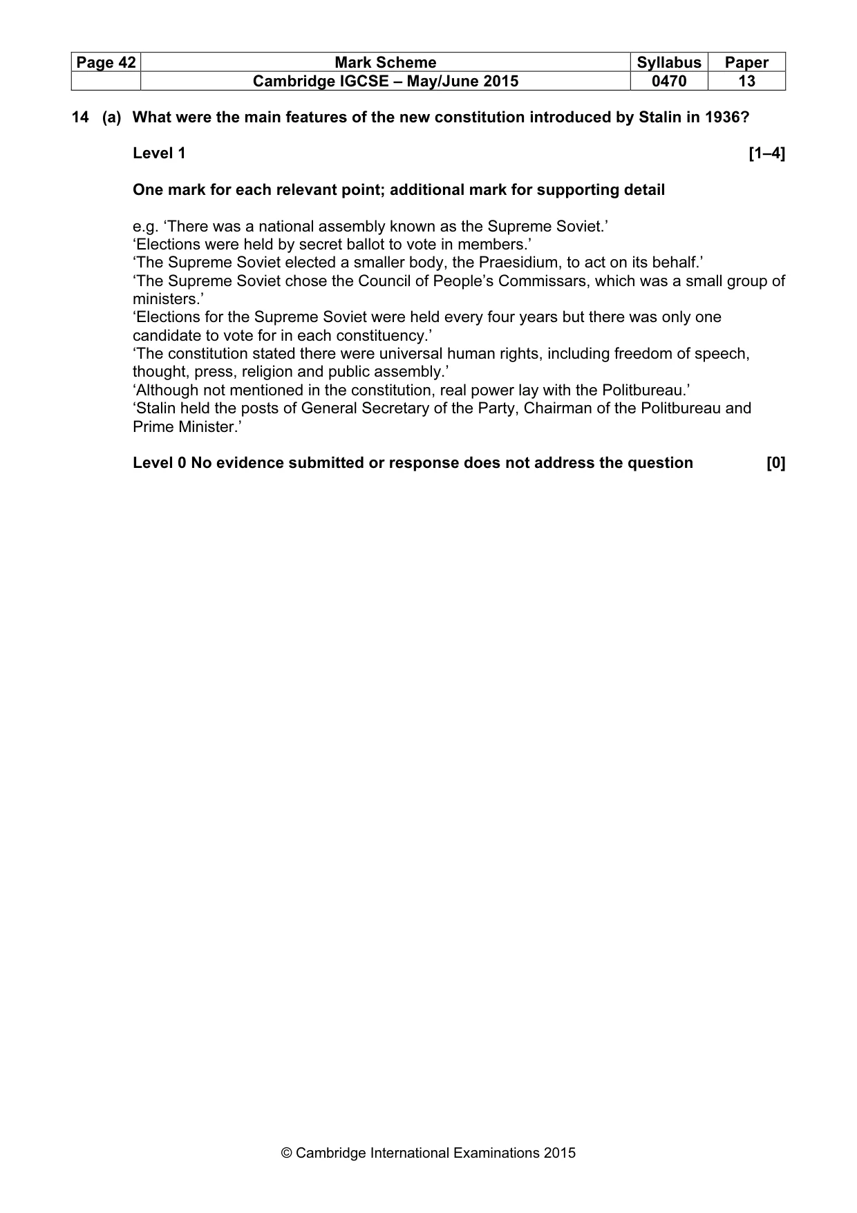 Mark scheme, page 42 of 68