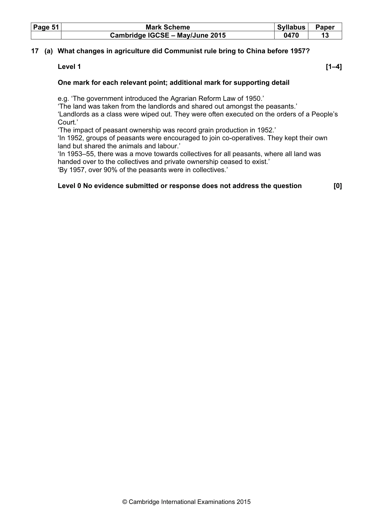 Mark scheme, page 51 of 68
