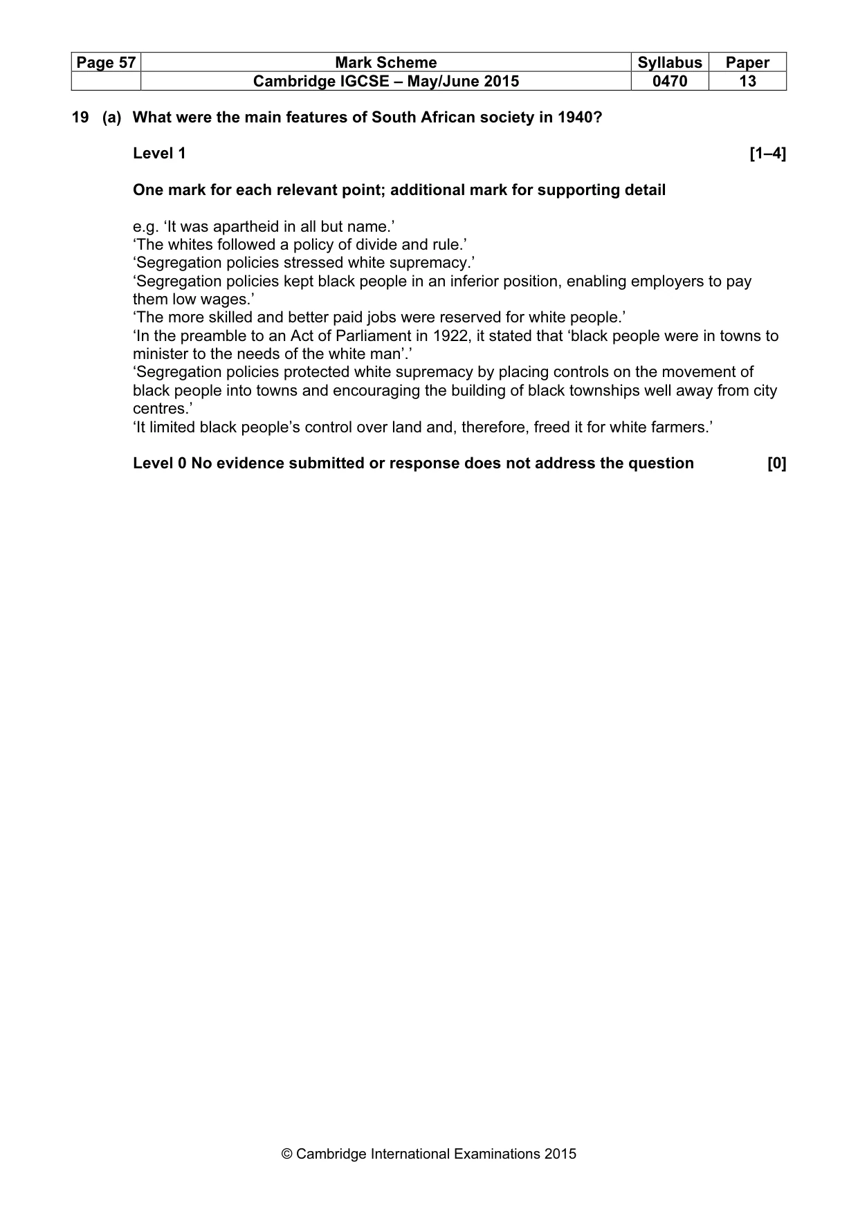 Mark scheme, page 57 of 68