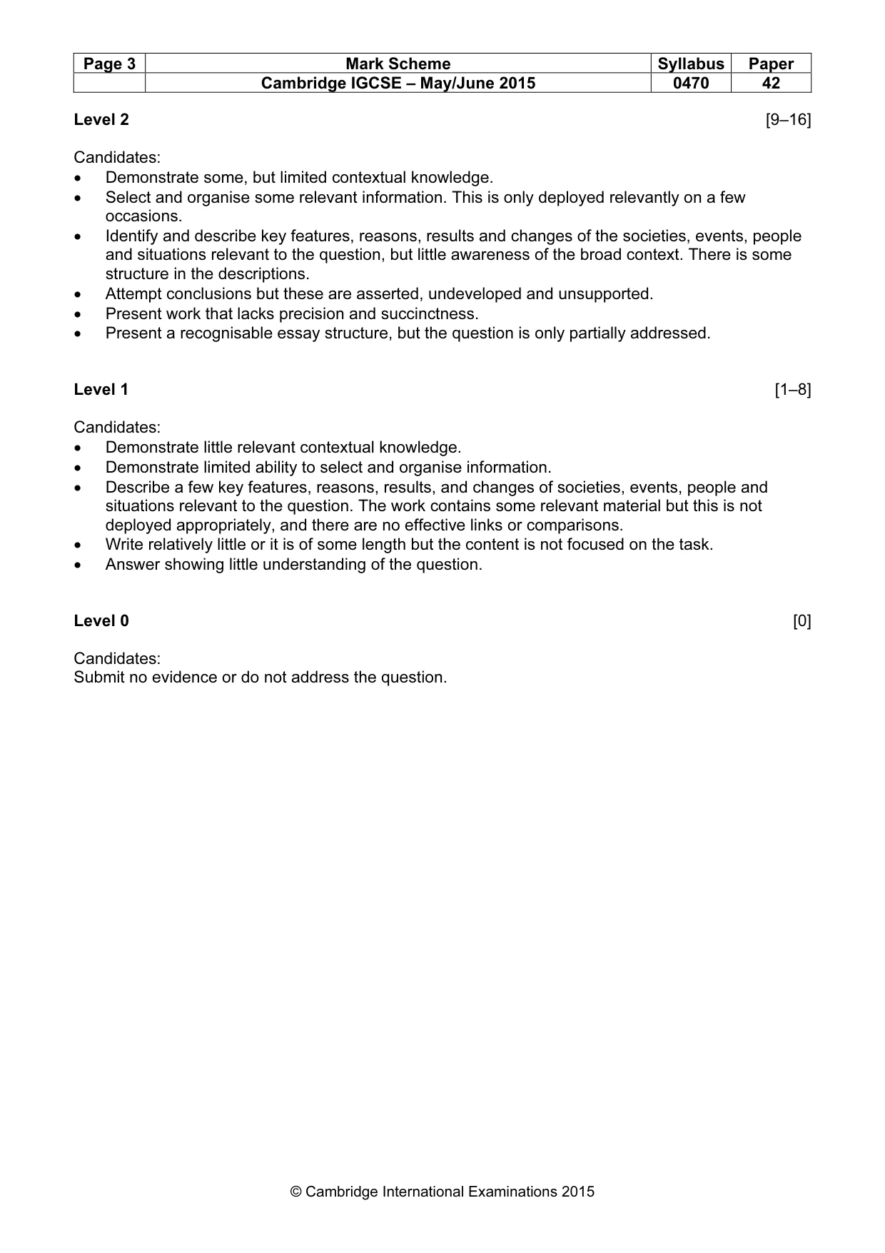 Mark scheme, page 3 of 10
