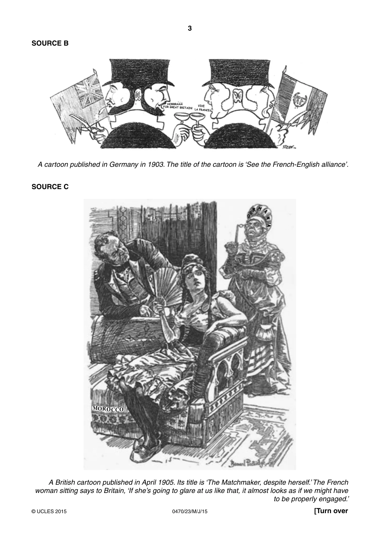 Cambridge IGCSE History 0470 2015 May/June Paper 2 · Variant 3 question paper, page 3 of 12