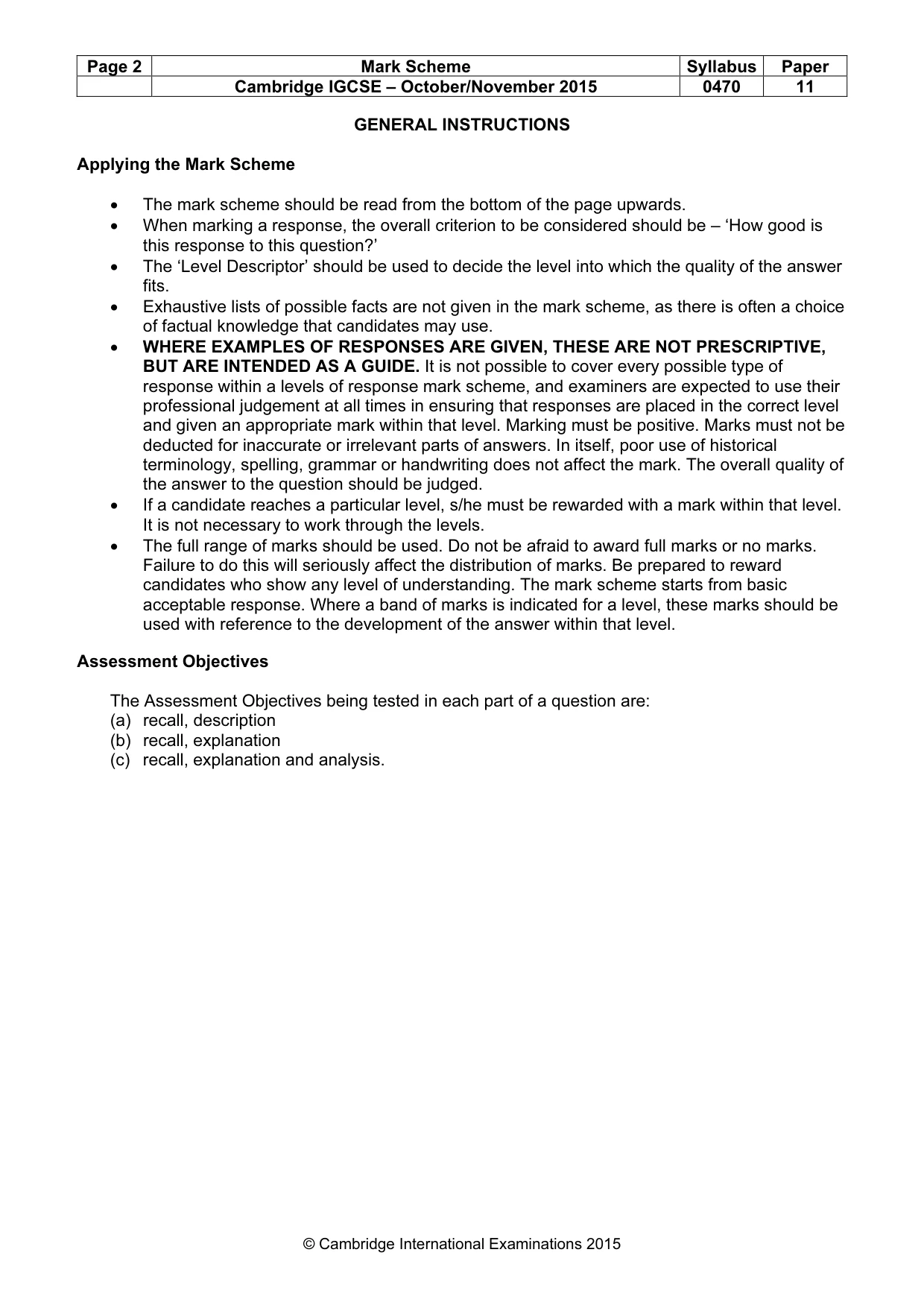 Mark scheme, page 2 of 68