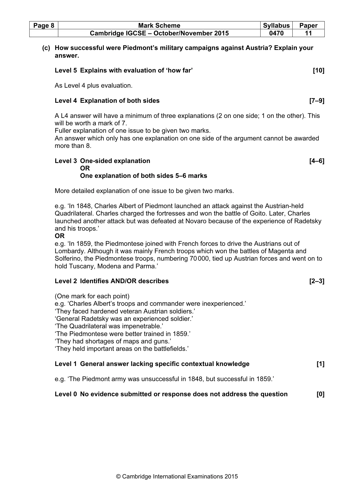 Mark scheme, page 8 of 68