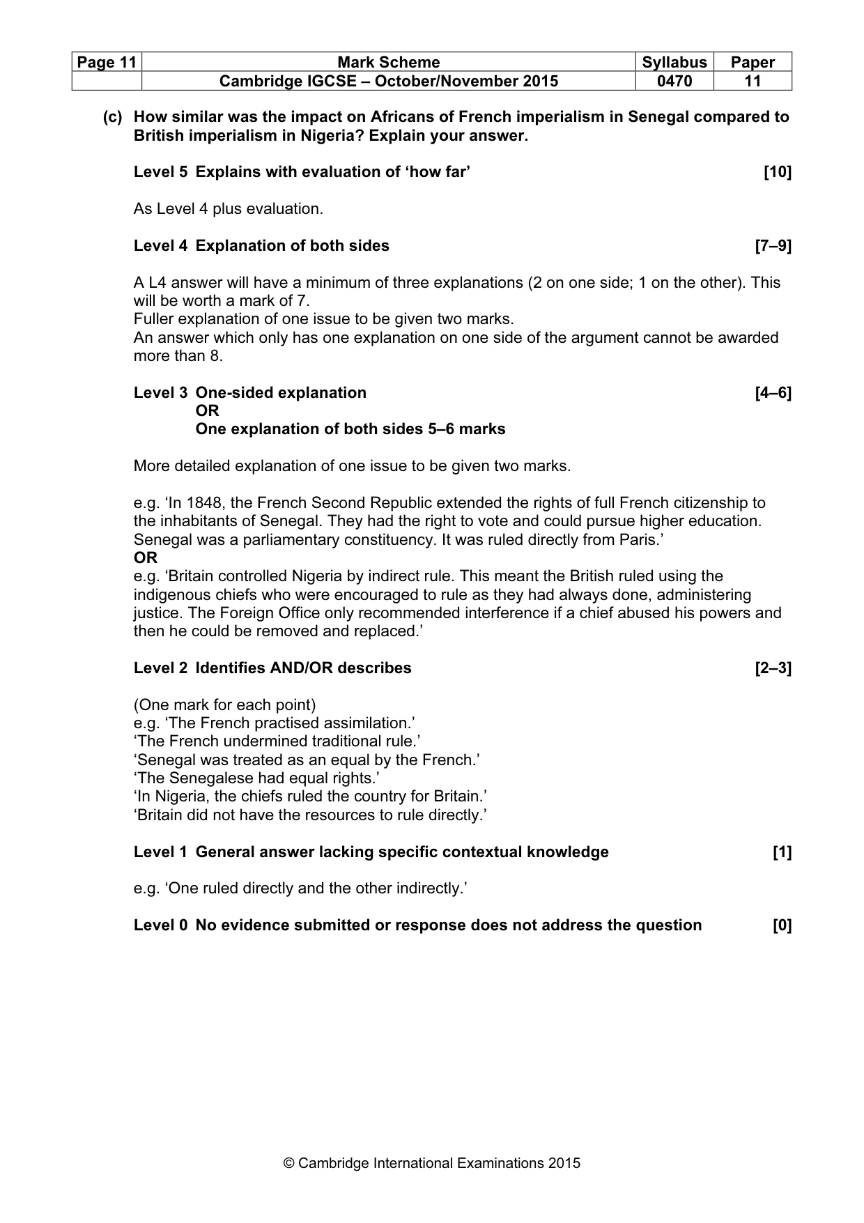 Mark scheme, page 11 of 68
