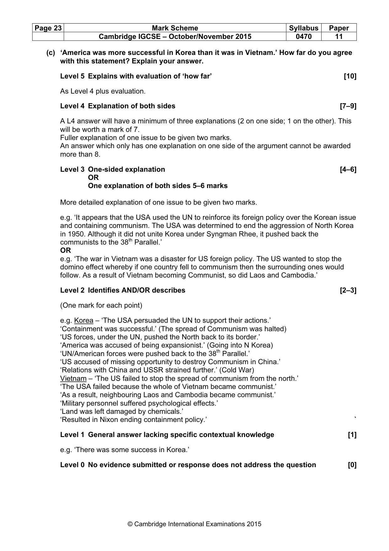 Mark scheme, page 23 of 68