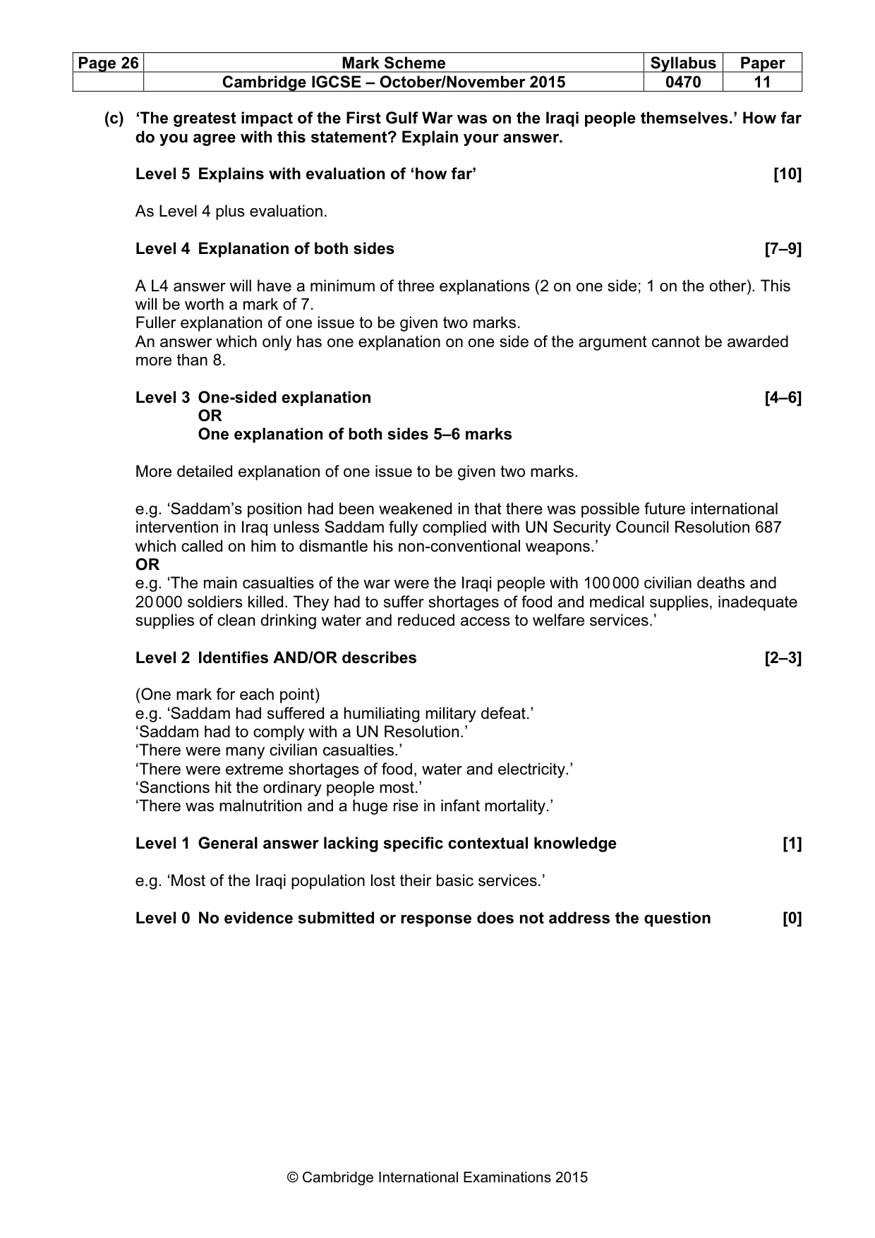 Mark scheme, page 26 of 68