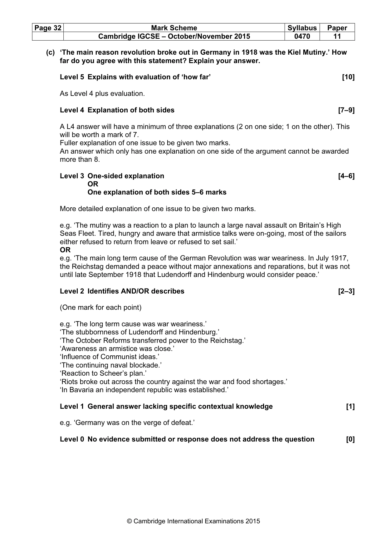 Mark scheme, page 32 of 68
