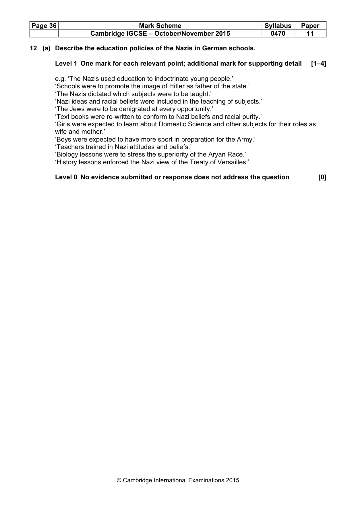 Mark scheme, page 36 of 68