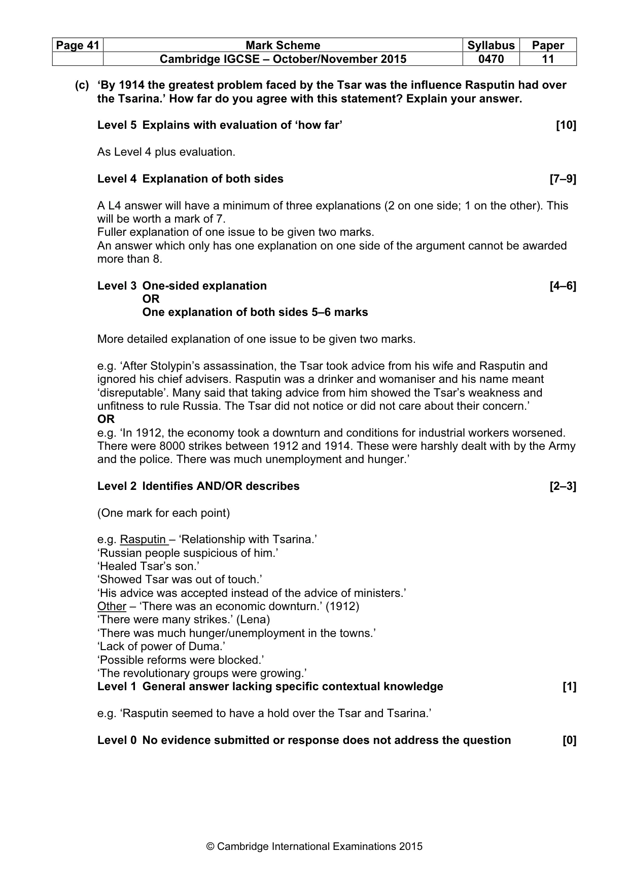 Mark scheme, page 41 of 68