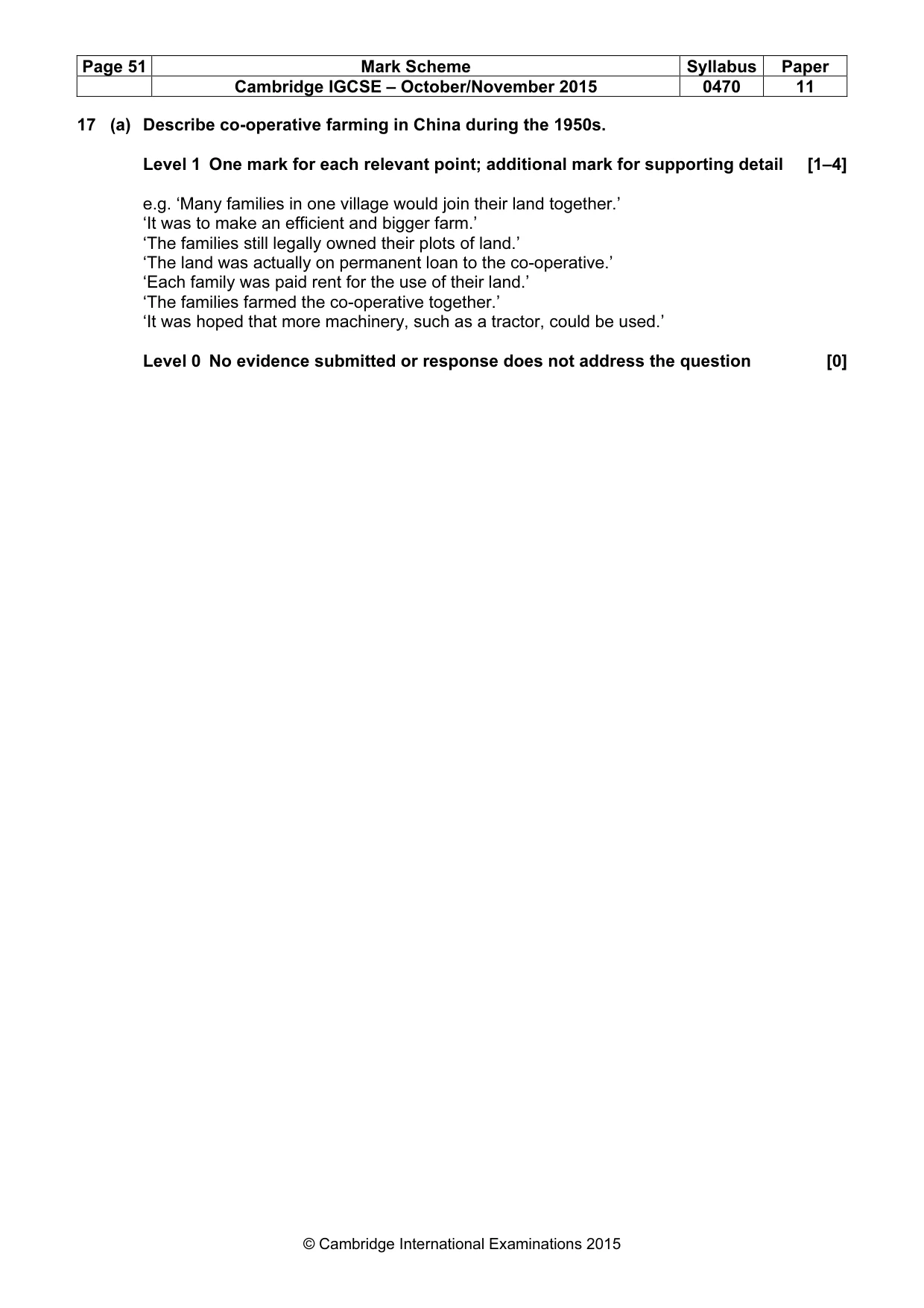 Mark scheme, page 51 of 68