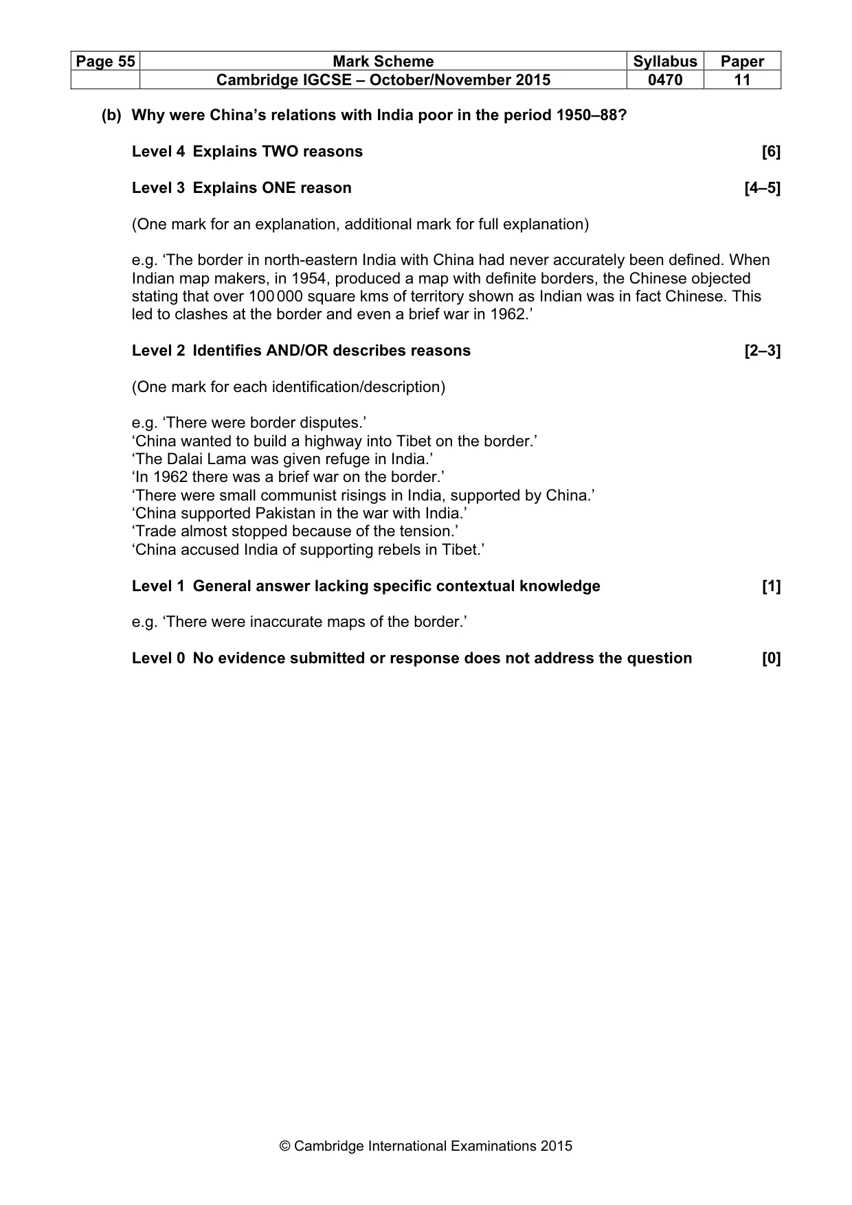 Mark scheme, page 55 of 68