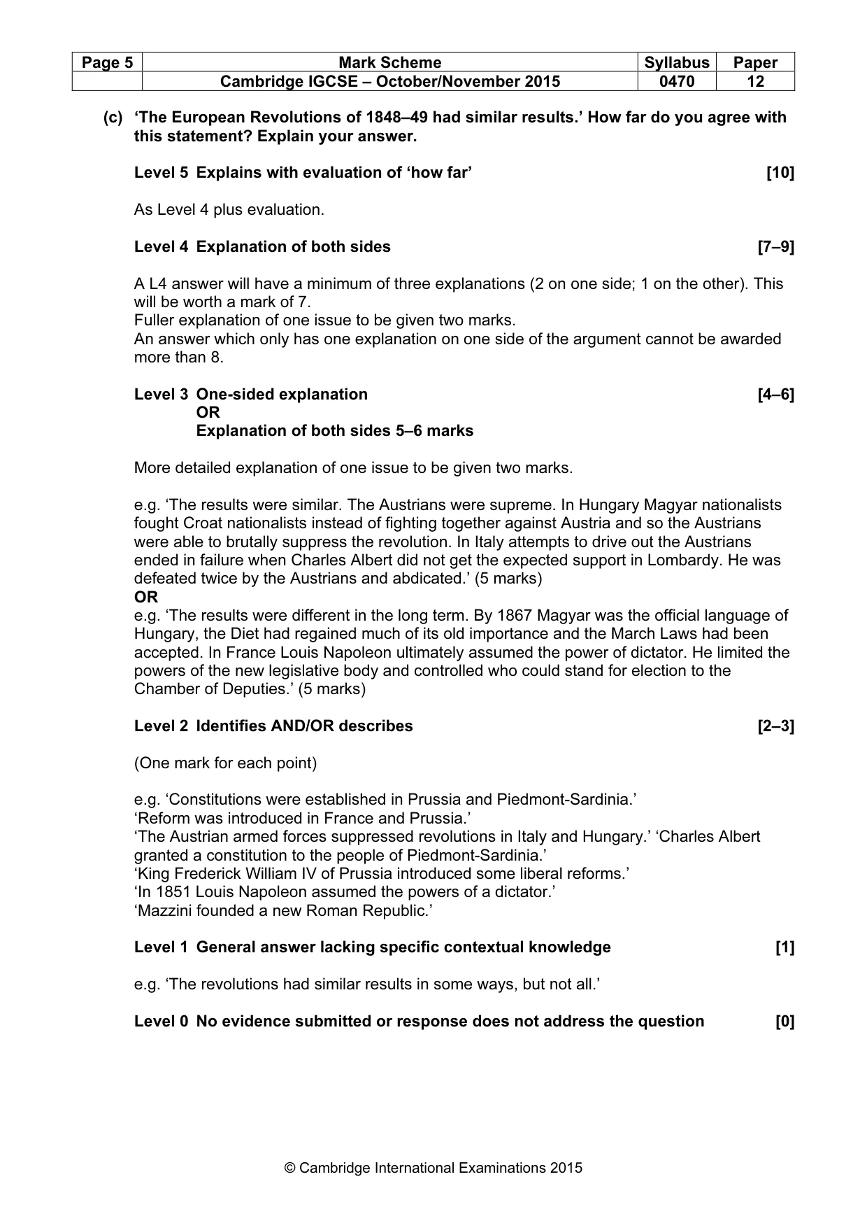 Mark scheme, page 5 of 68