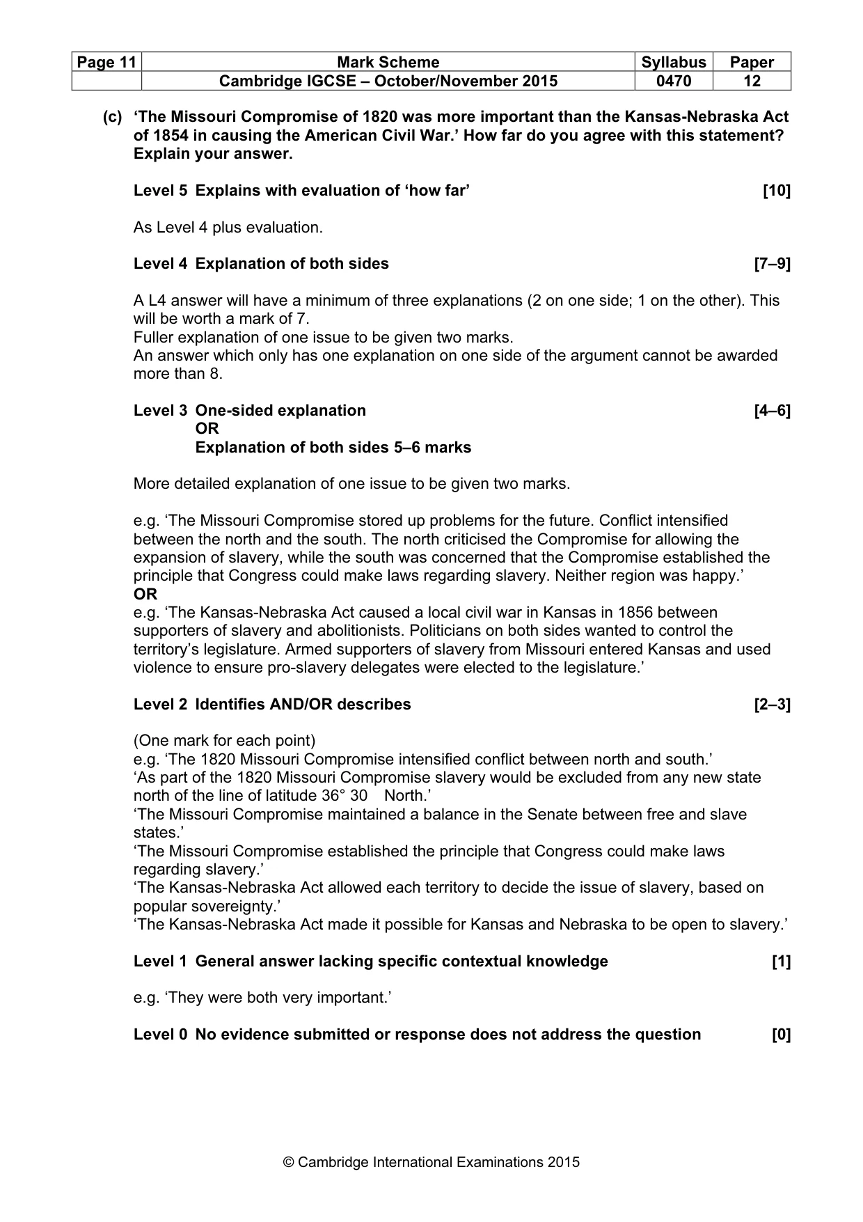 Mark scheme, page 11 of 68