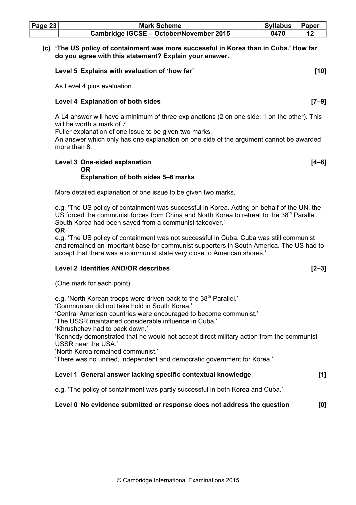 Mark scheme, page 23 of 68