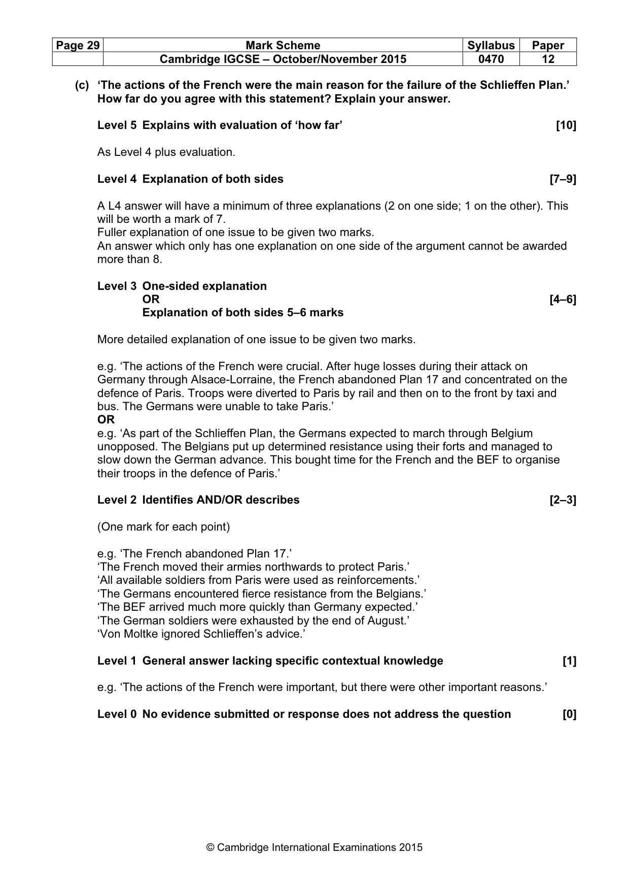 Mark scheme, page 29 of 68