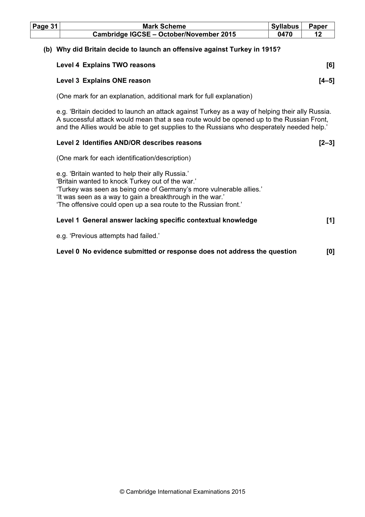 Mark scheme, page 31 of 68