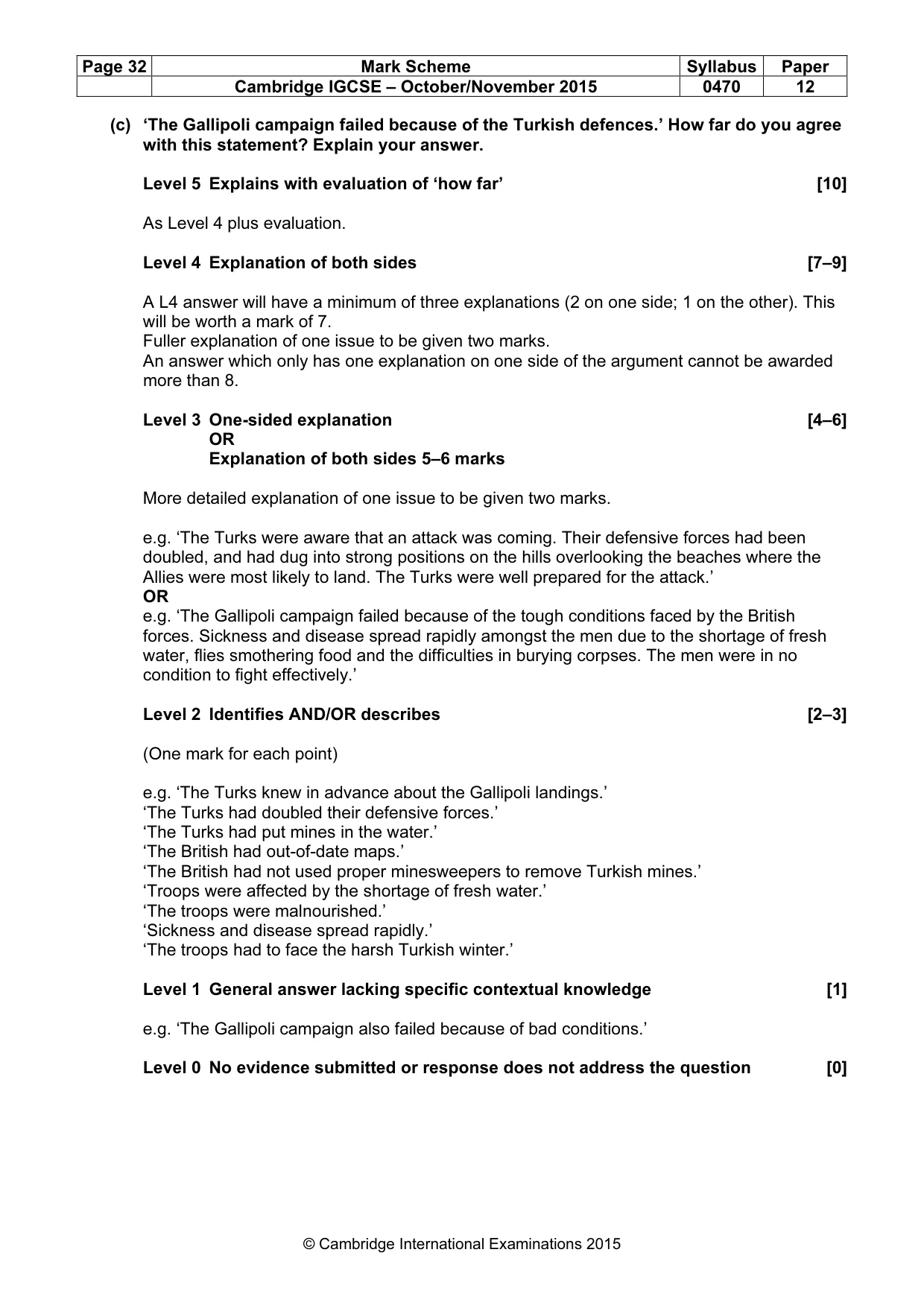 Mark scheme, page 32 of 68