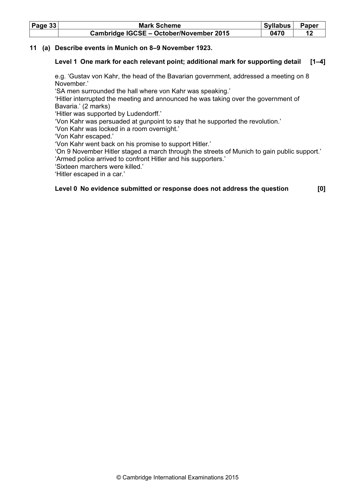 Mark scheme, page 33 of 68
