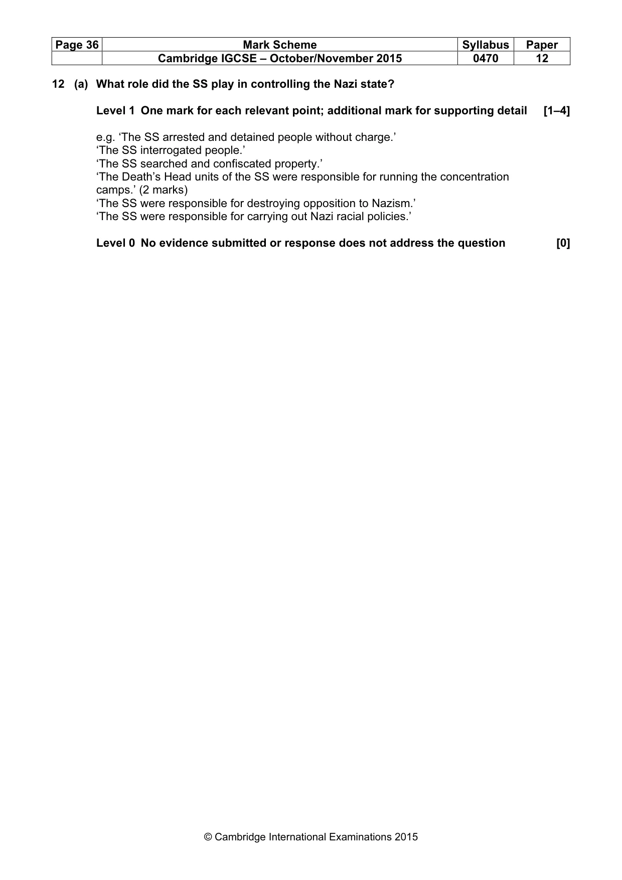 Mark scheme, page 36 of 68