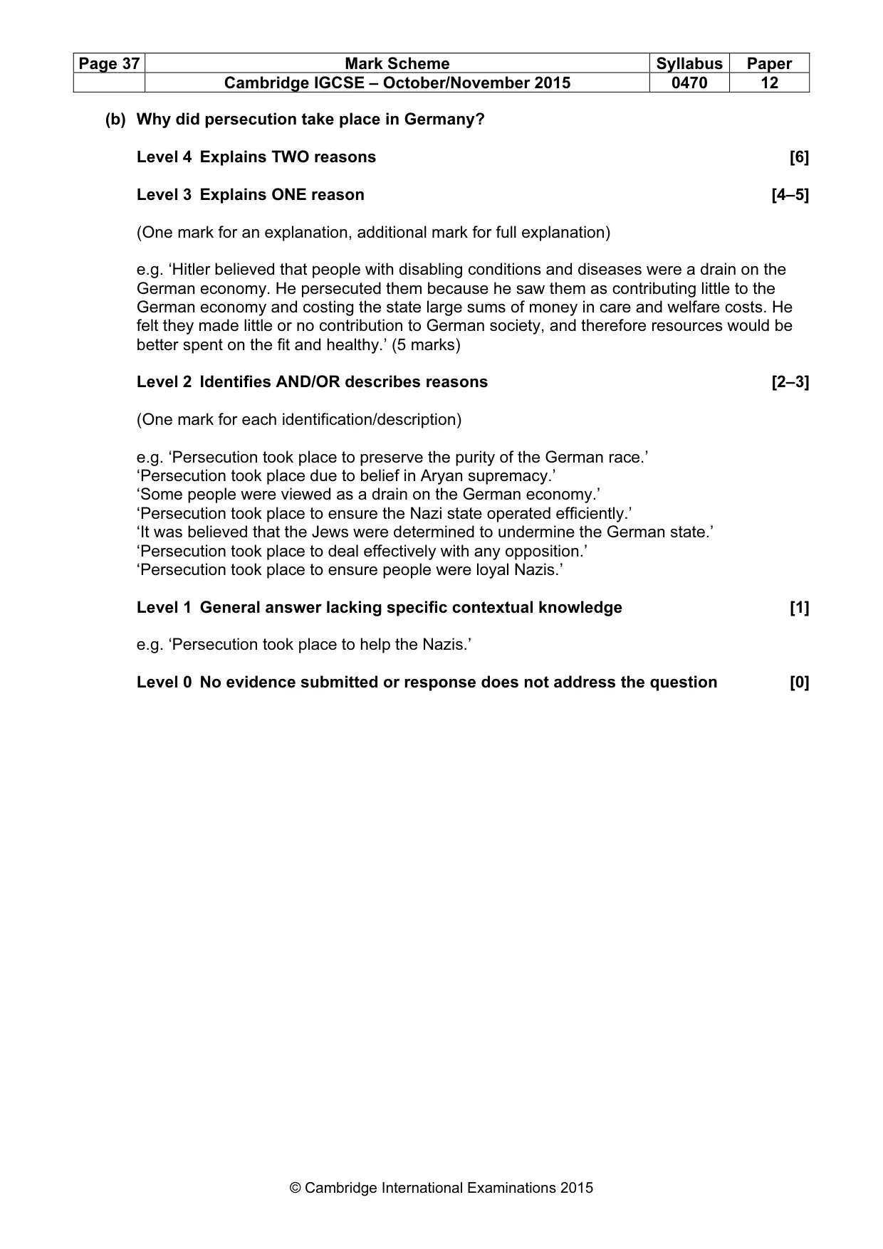 Mark scheme, page 37 of 68