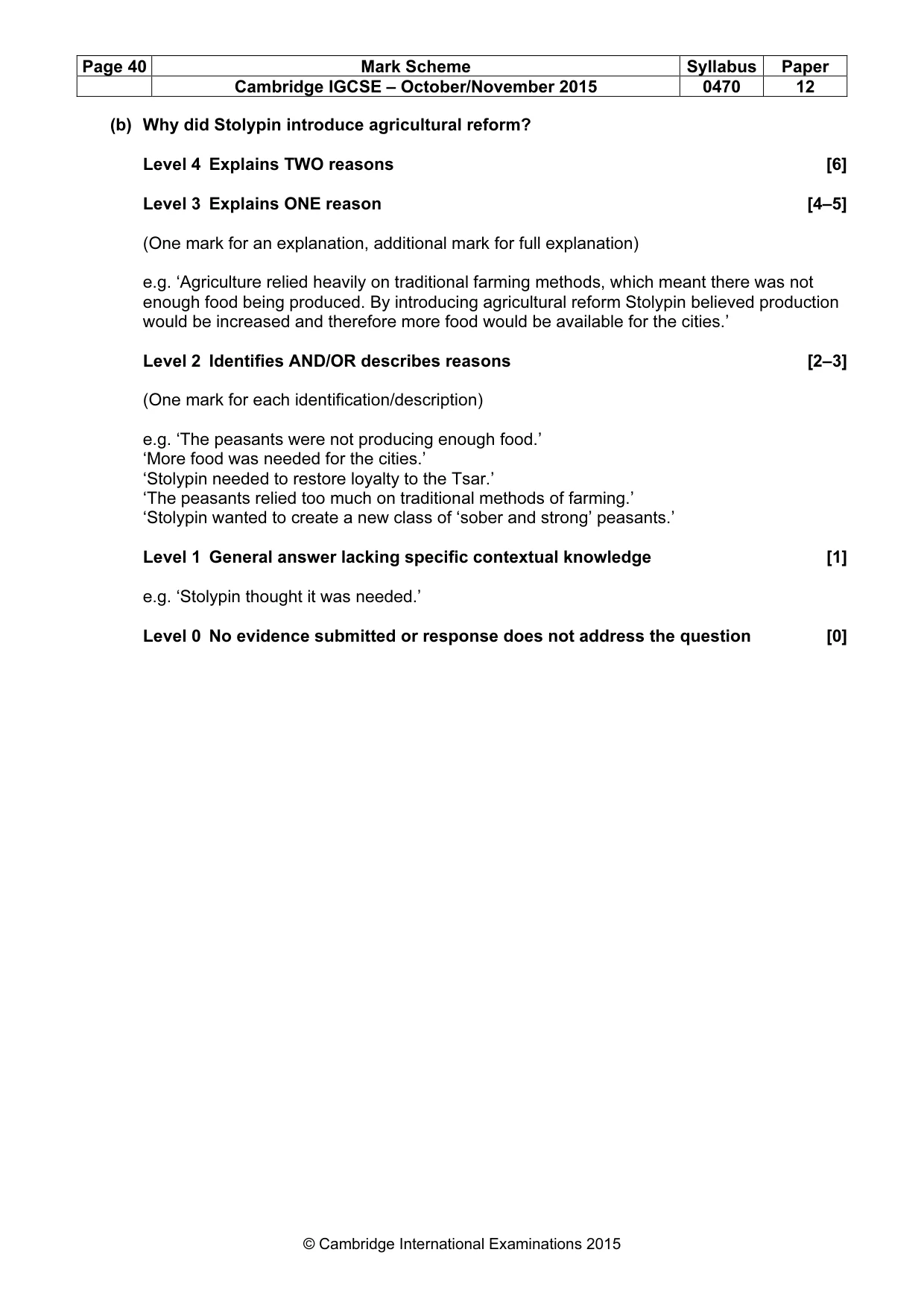 Mark scheme, page 40 of 68