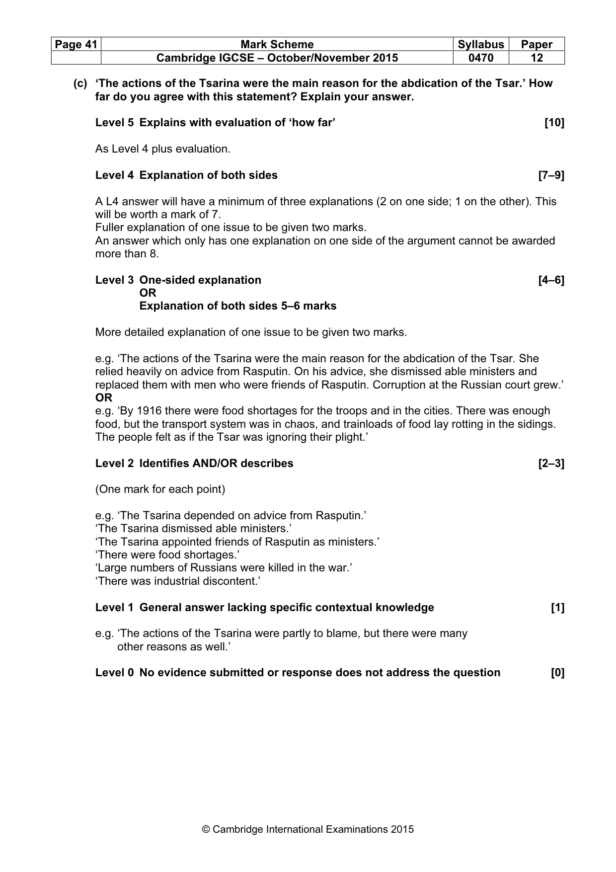 Mark scheme, page 41 of 68
