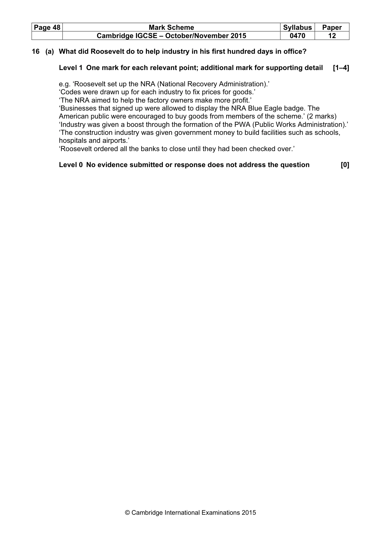 Mark scheme, page 48 of 68