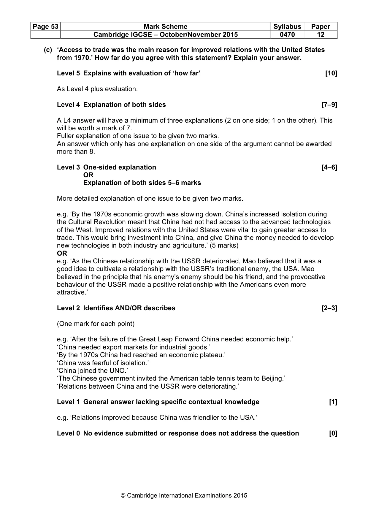 Mark scheme, page 53 of 68