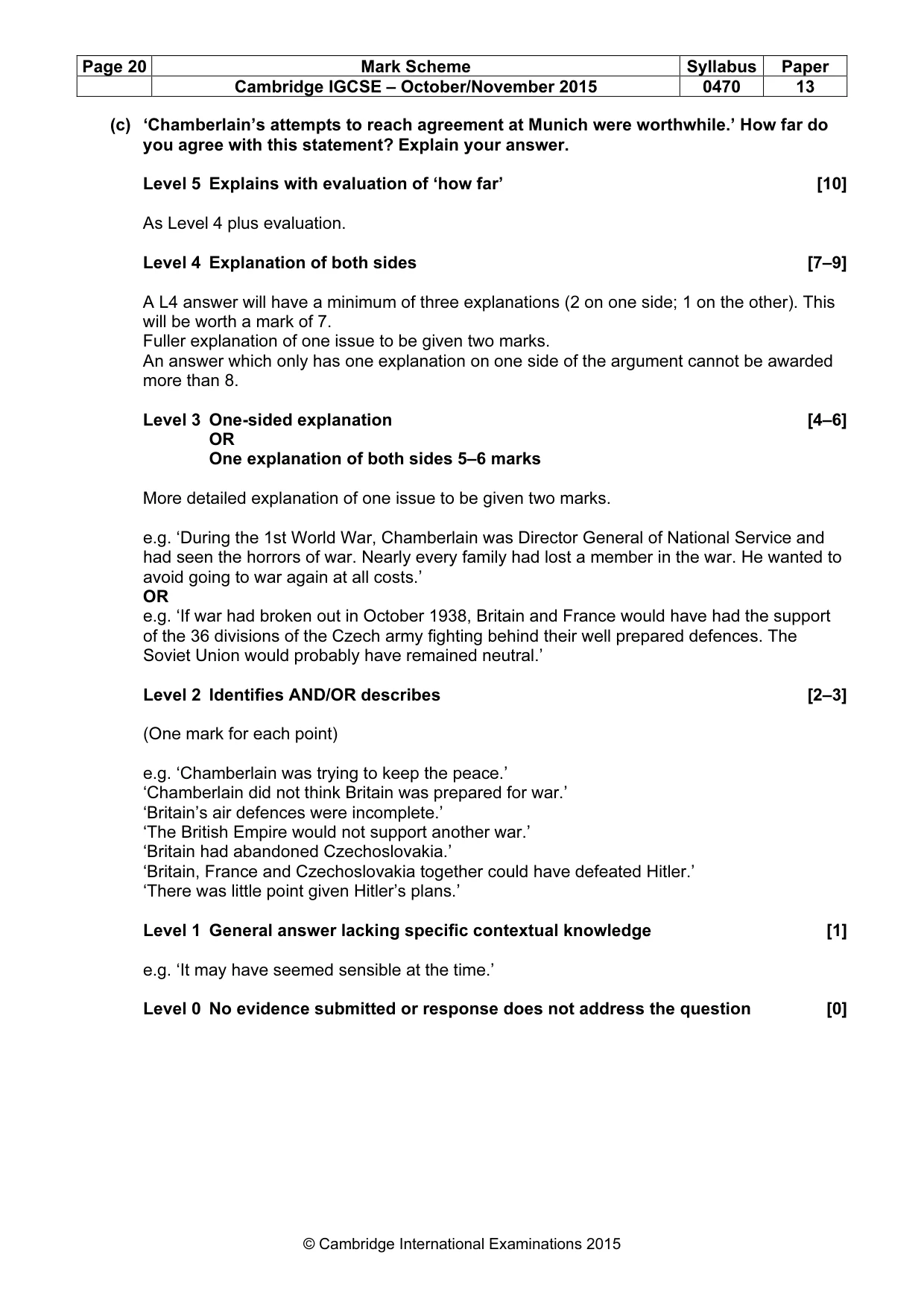 Mark scheme, page 20 of 68