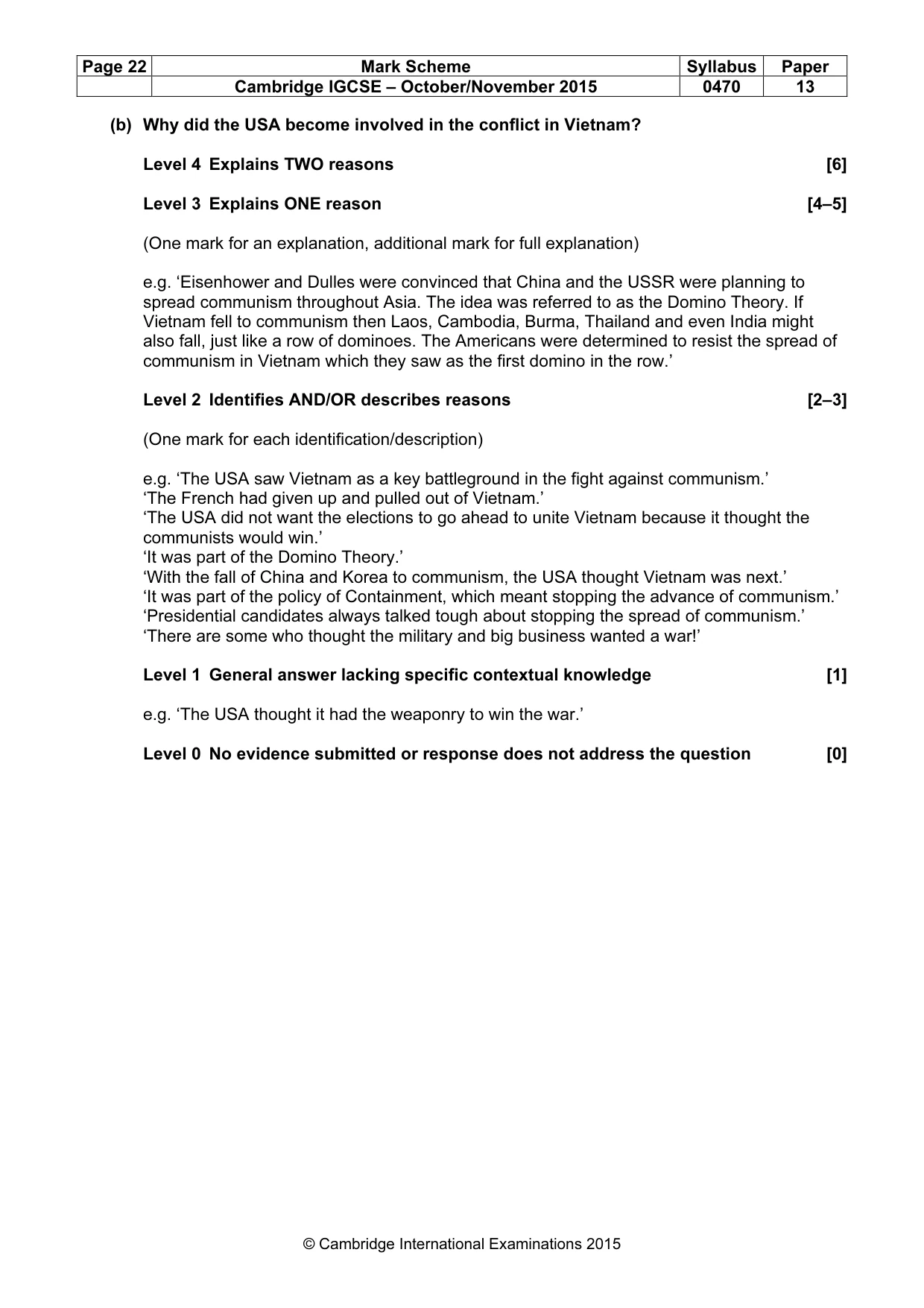Mark scheme, page 22 of 68