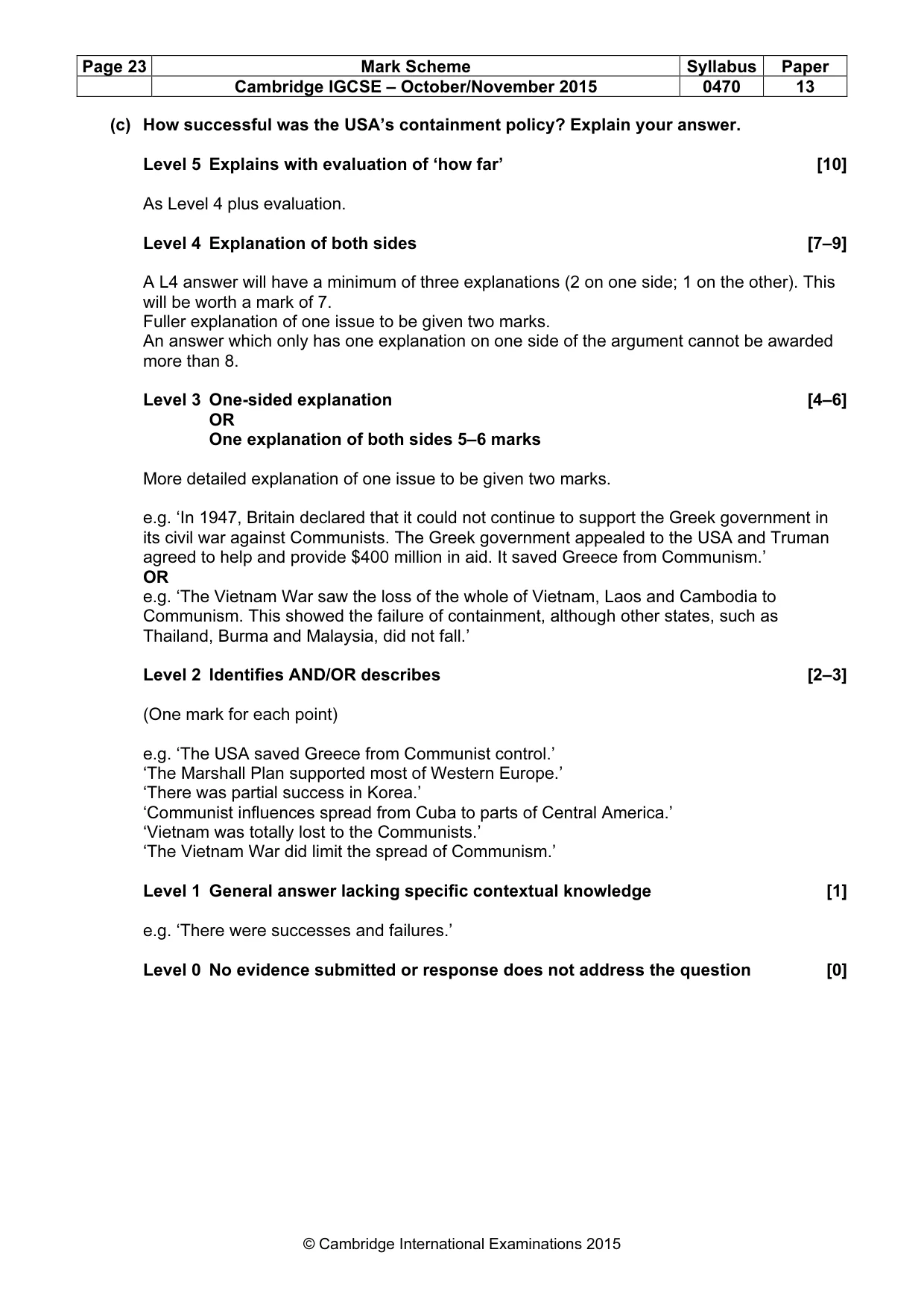 Mark scheme, page 23 of 68