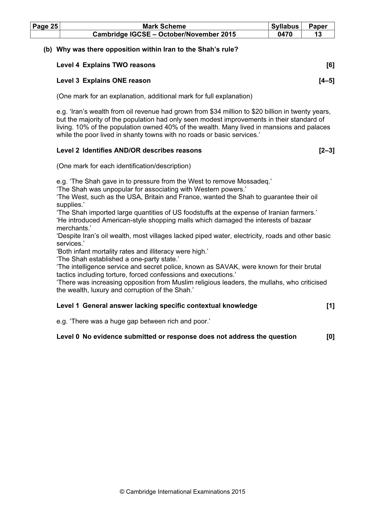 Mark scheme, page 25 of 68