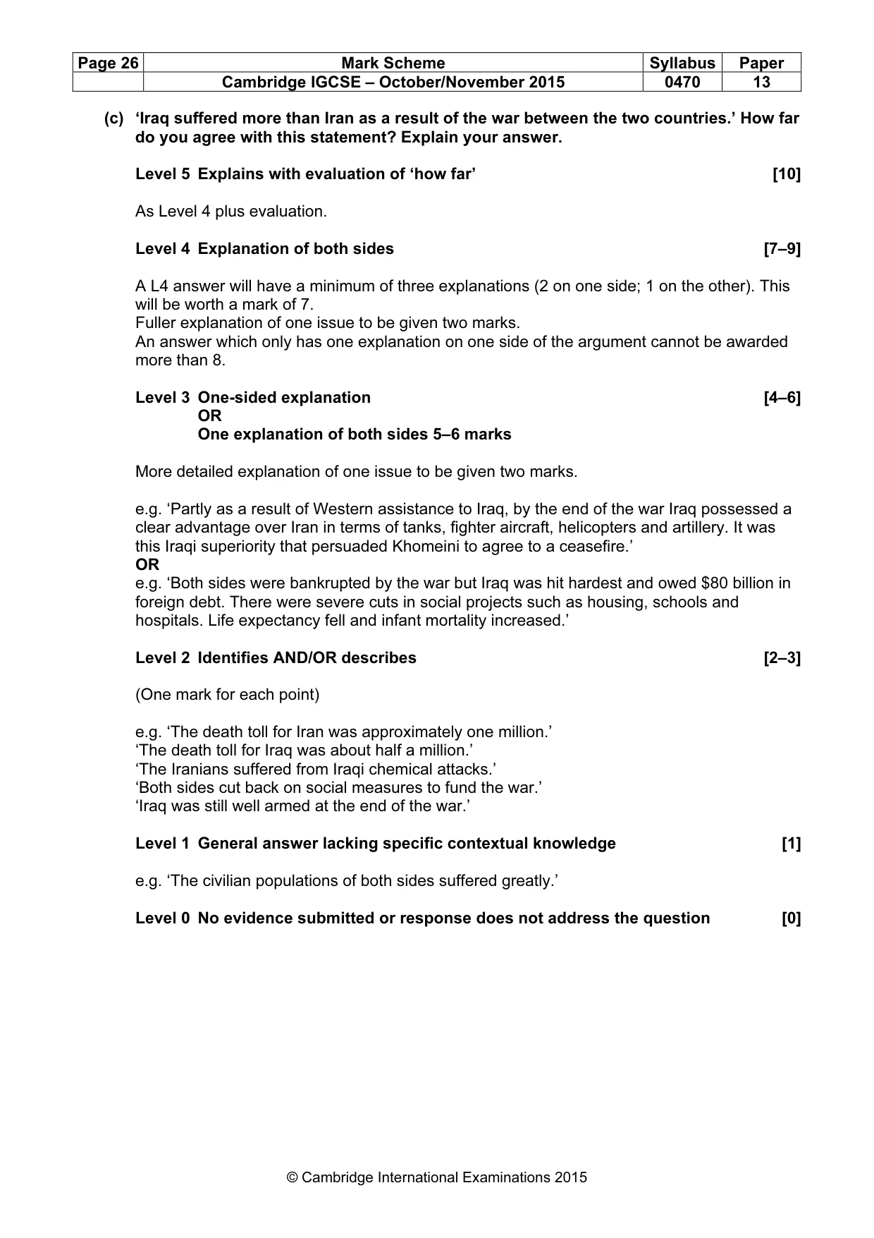 Mark scheme, page 26 of 68