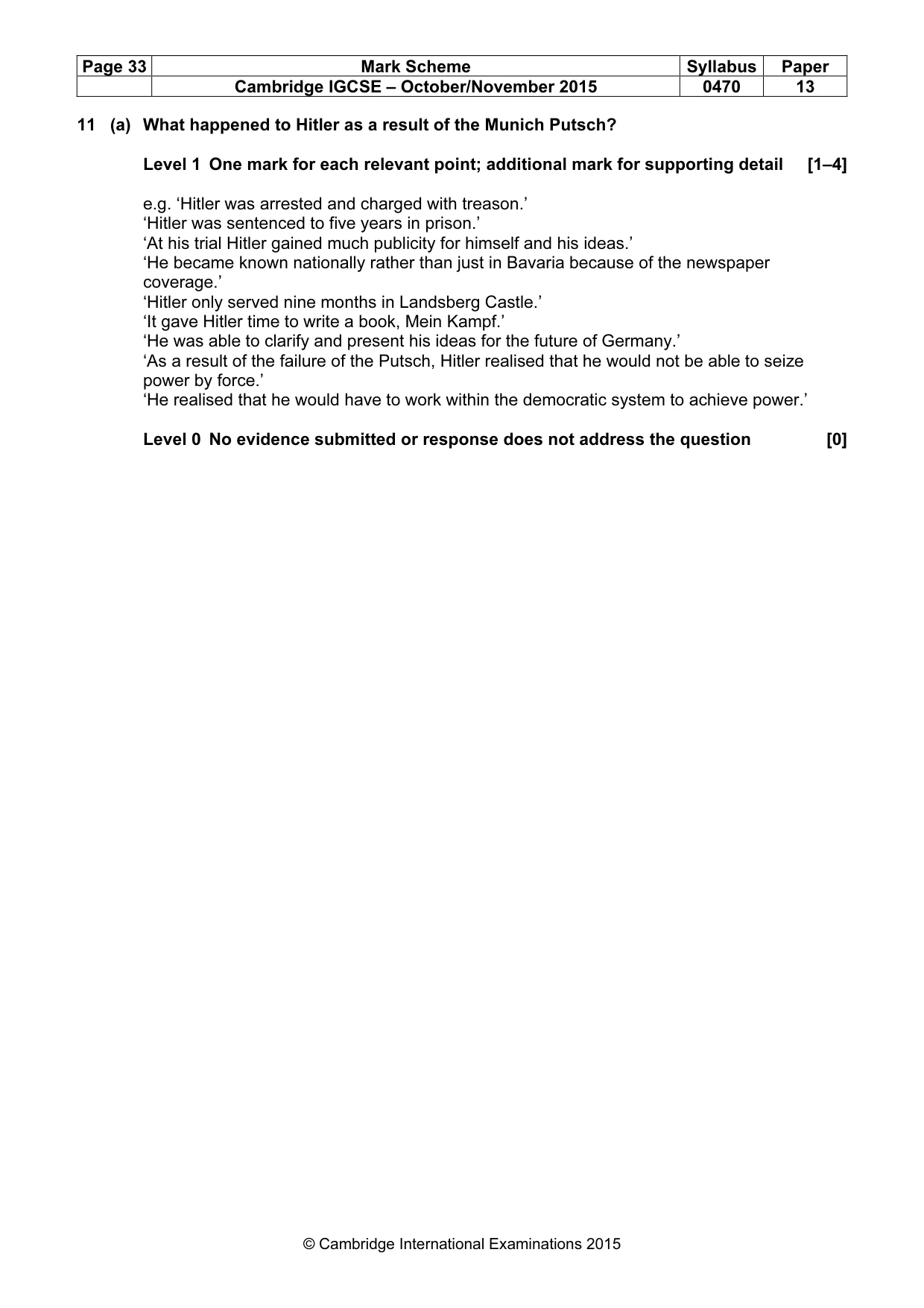 Mark scheme, page 33 of 68