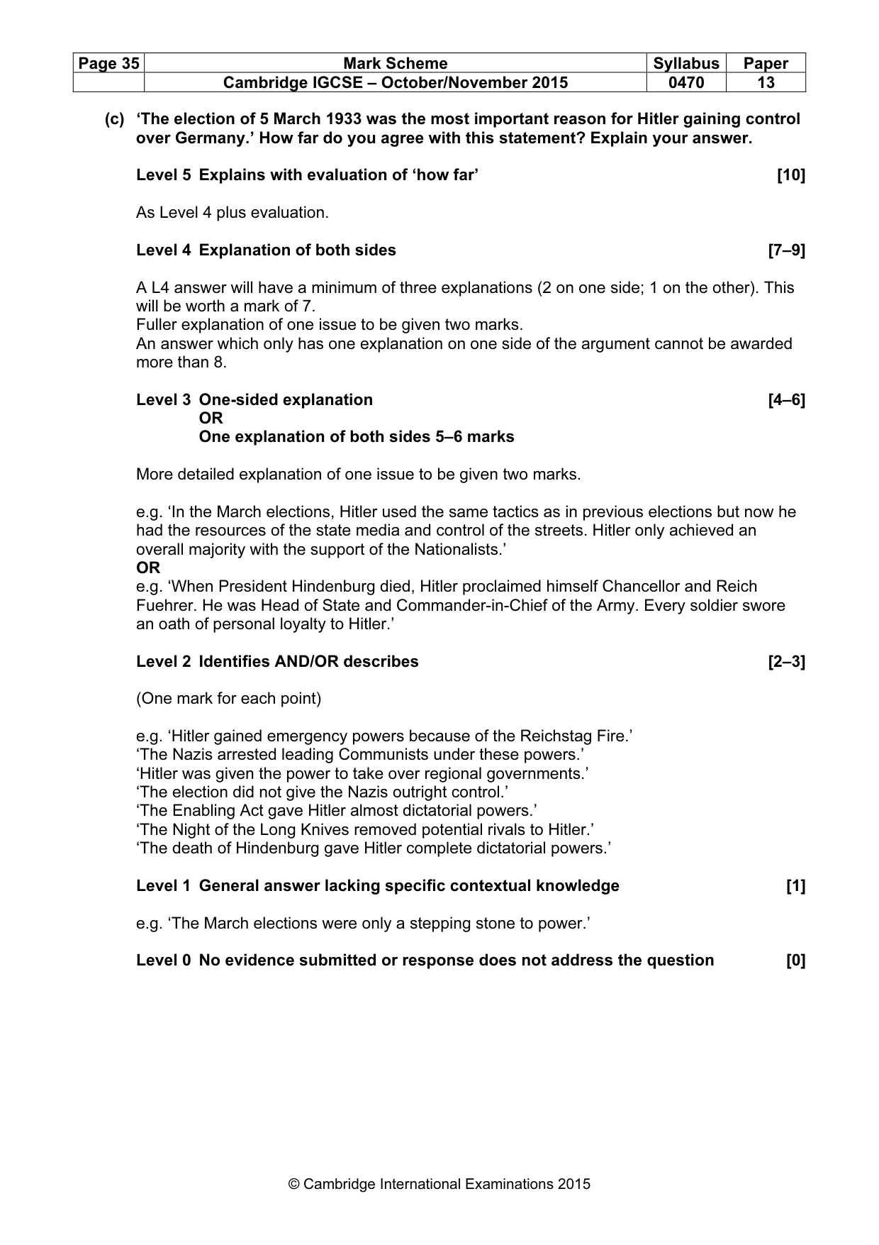 Mark scheme, page 35 of 68