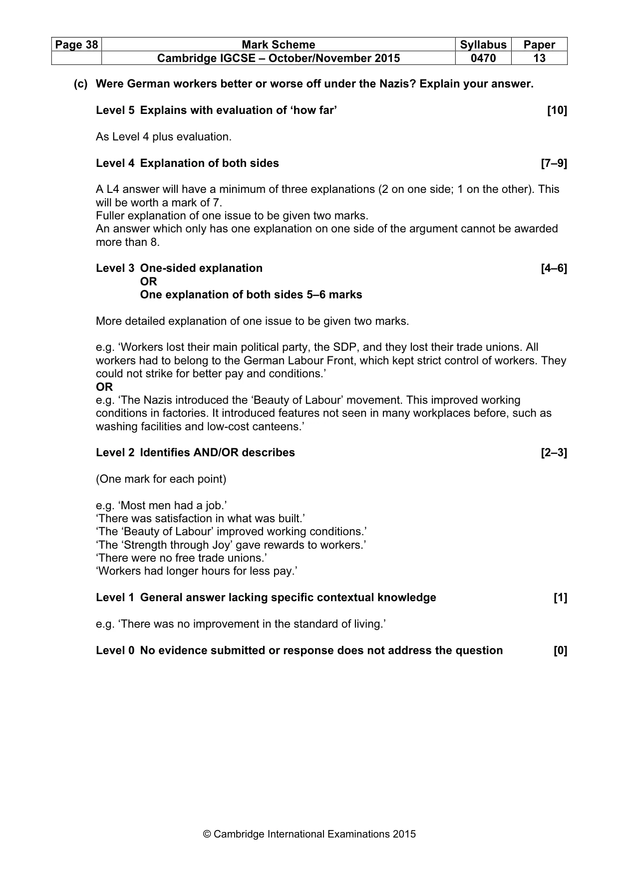 Mark scheme, page 38 of 68