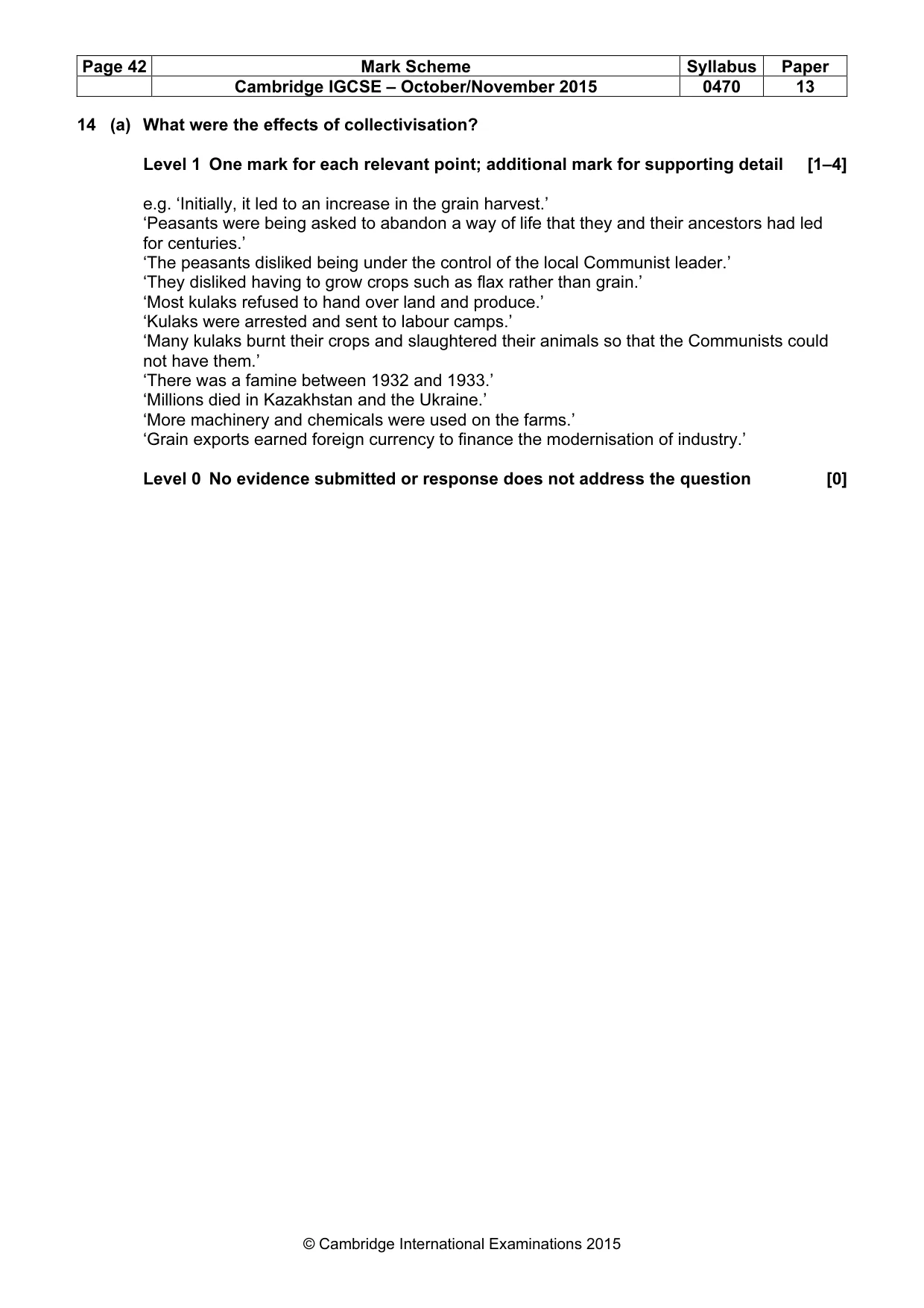 Mark scheme, page 42 of 68