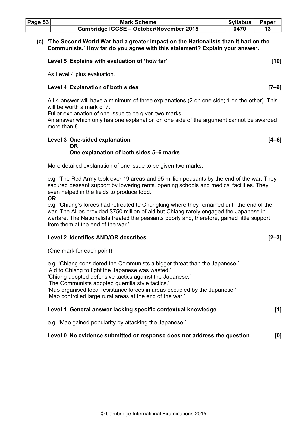 Mark scheme, page 53 of 68