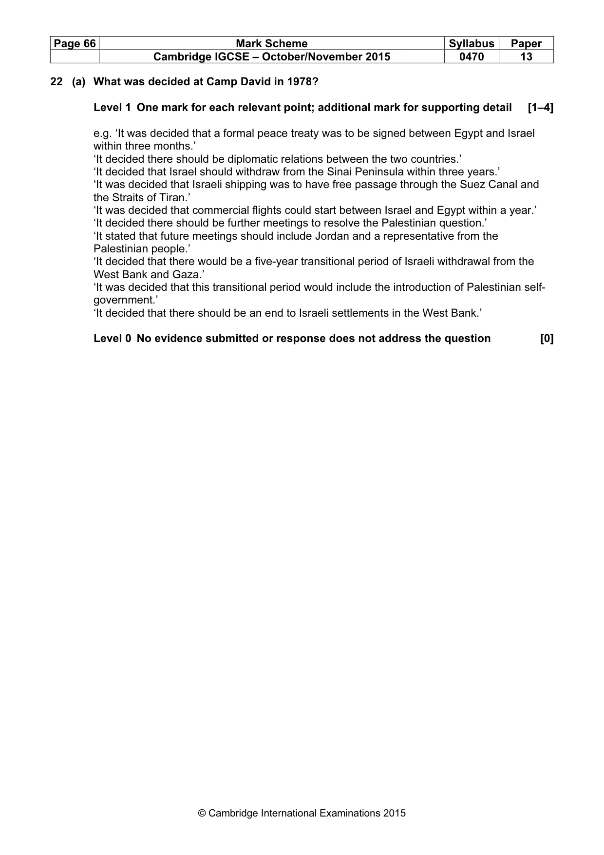 Mark scheme, page 66 of 68