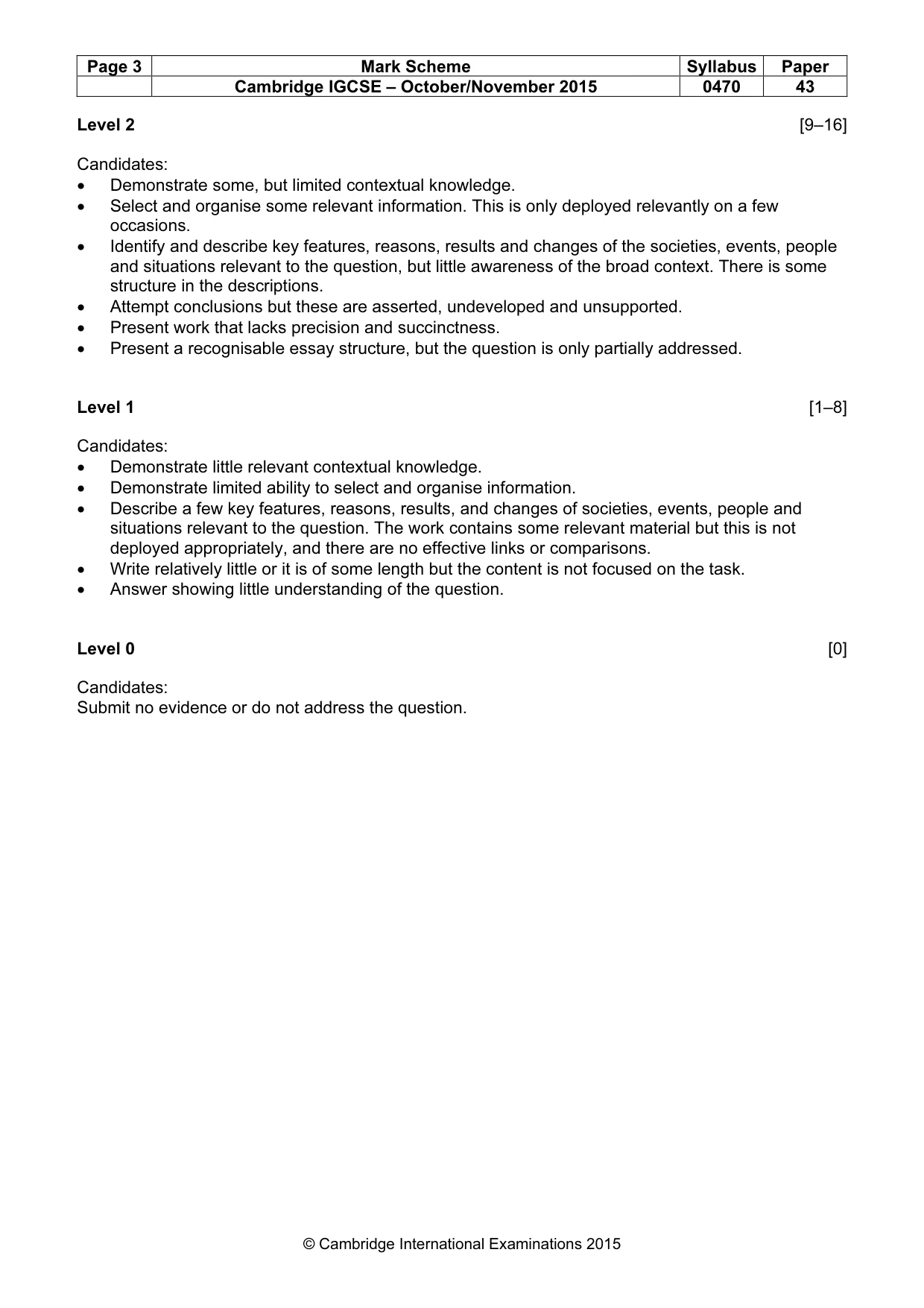 Mark scheme, page 3 of 10