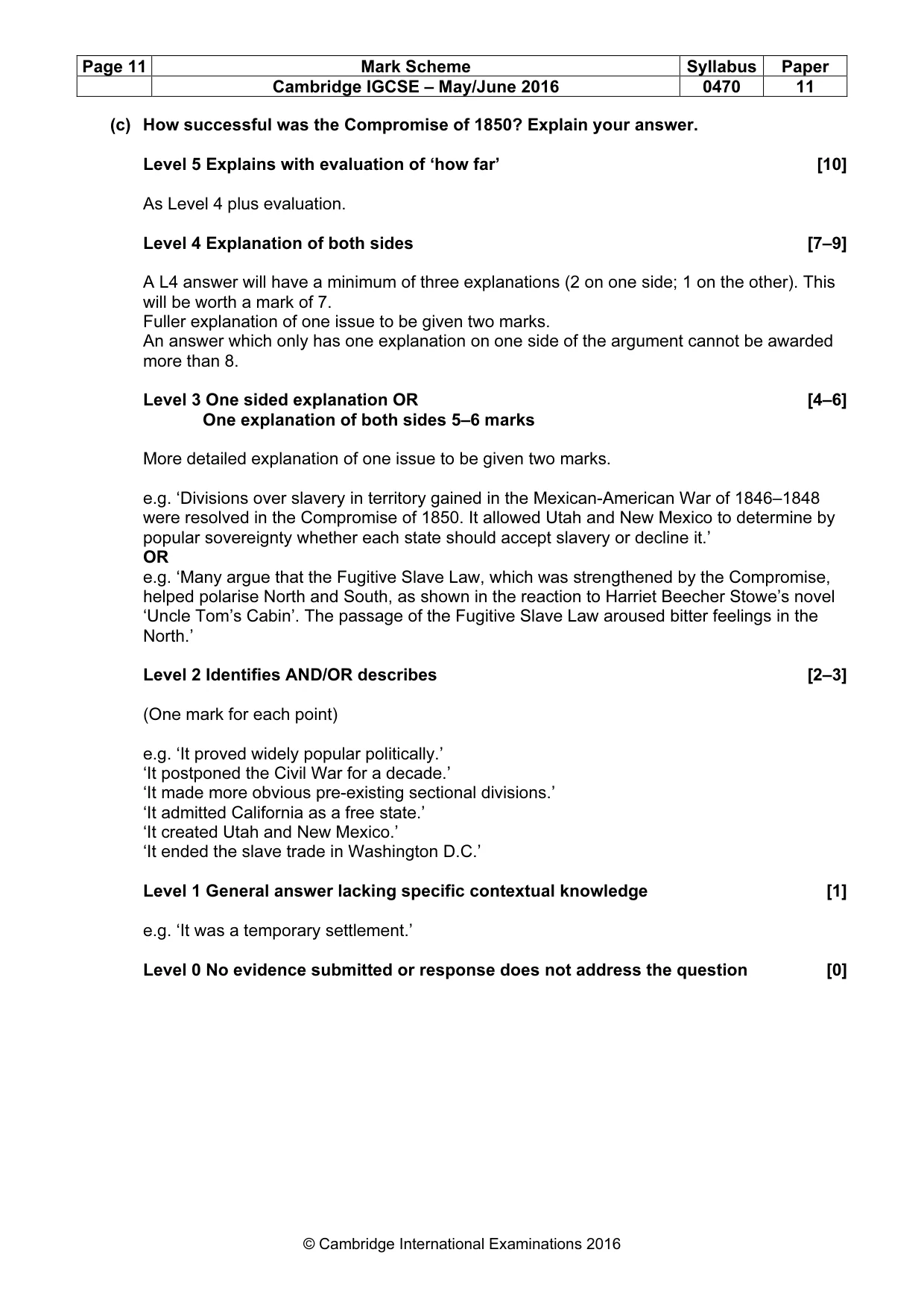 Mark scheme, page 11 of 68